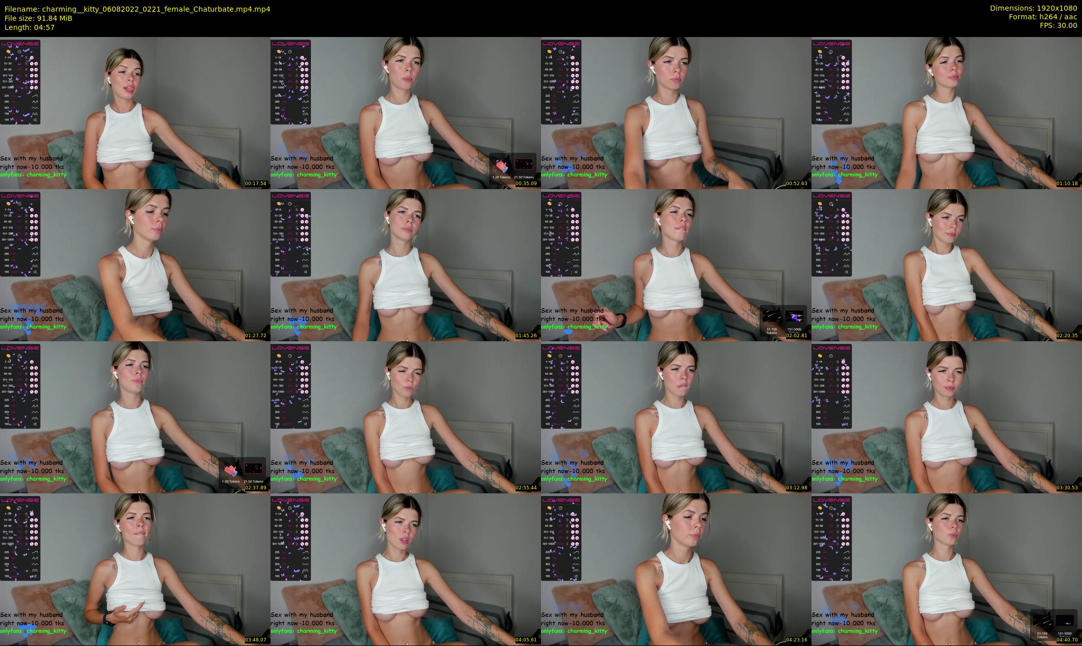 charming__kitty — 5 minute Chaturbate female cam show recording, 1080p, Aug 6, 2022