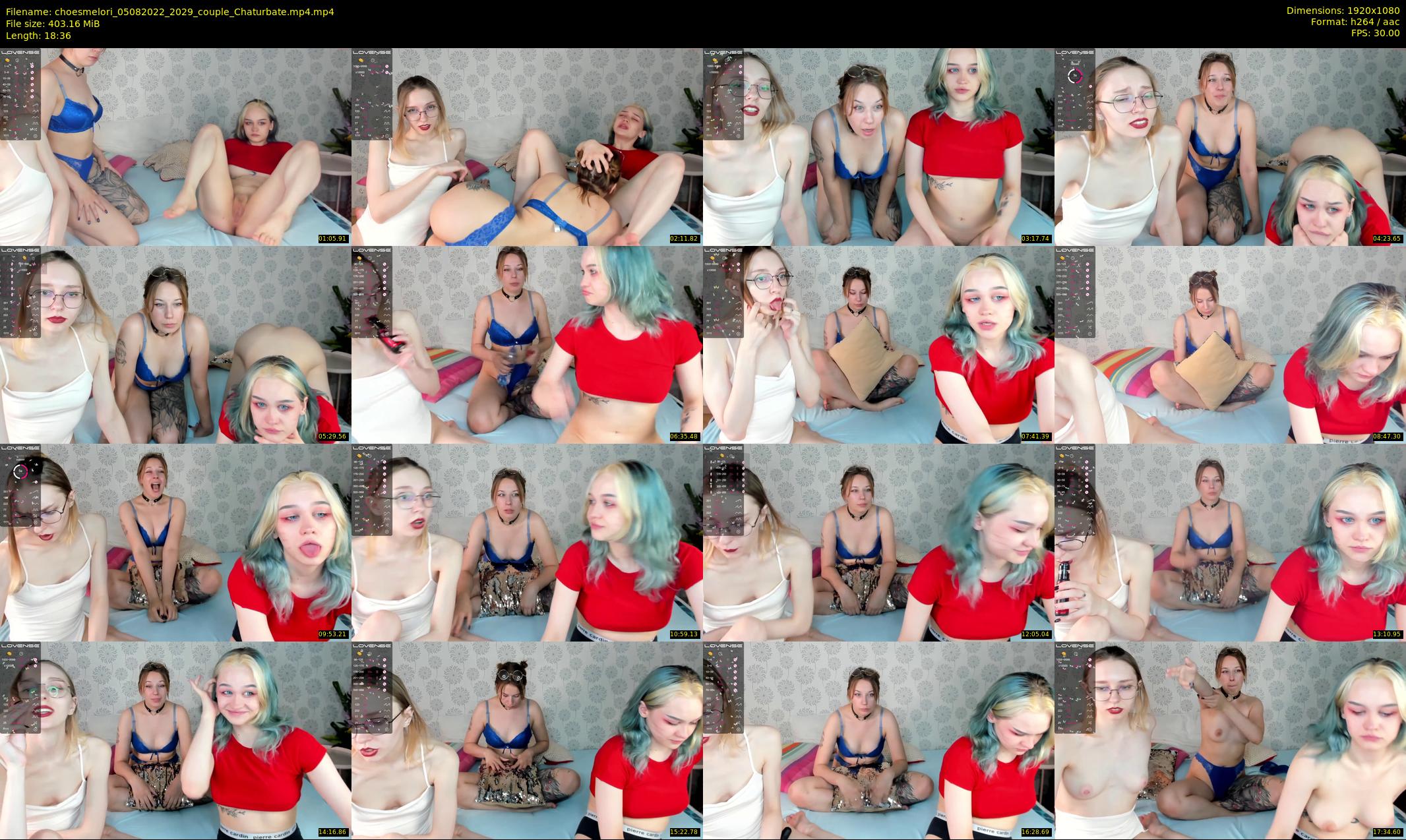 choesmelori — 19 minute Chaturbate couple cam show recording, 1080p, Aug 5, 2022