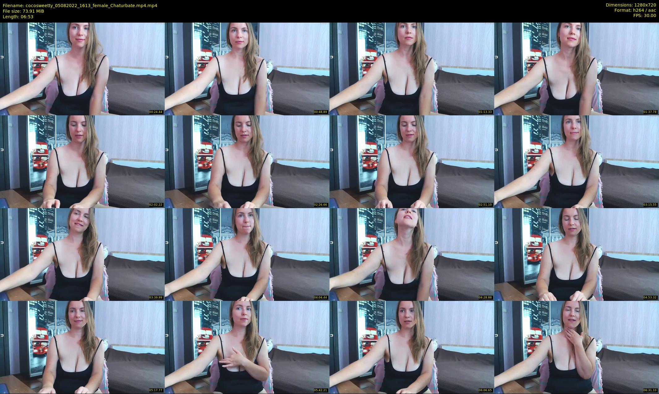 cocosweetty — 7 minute Chaturbate female cam show recording, 720p, Aug 5, 2022