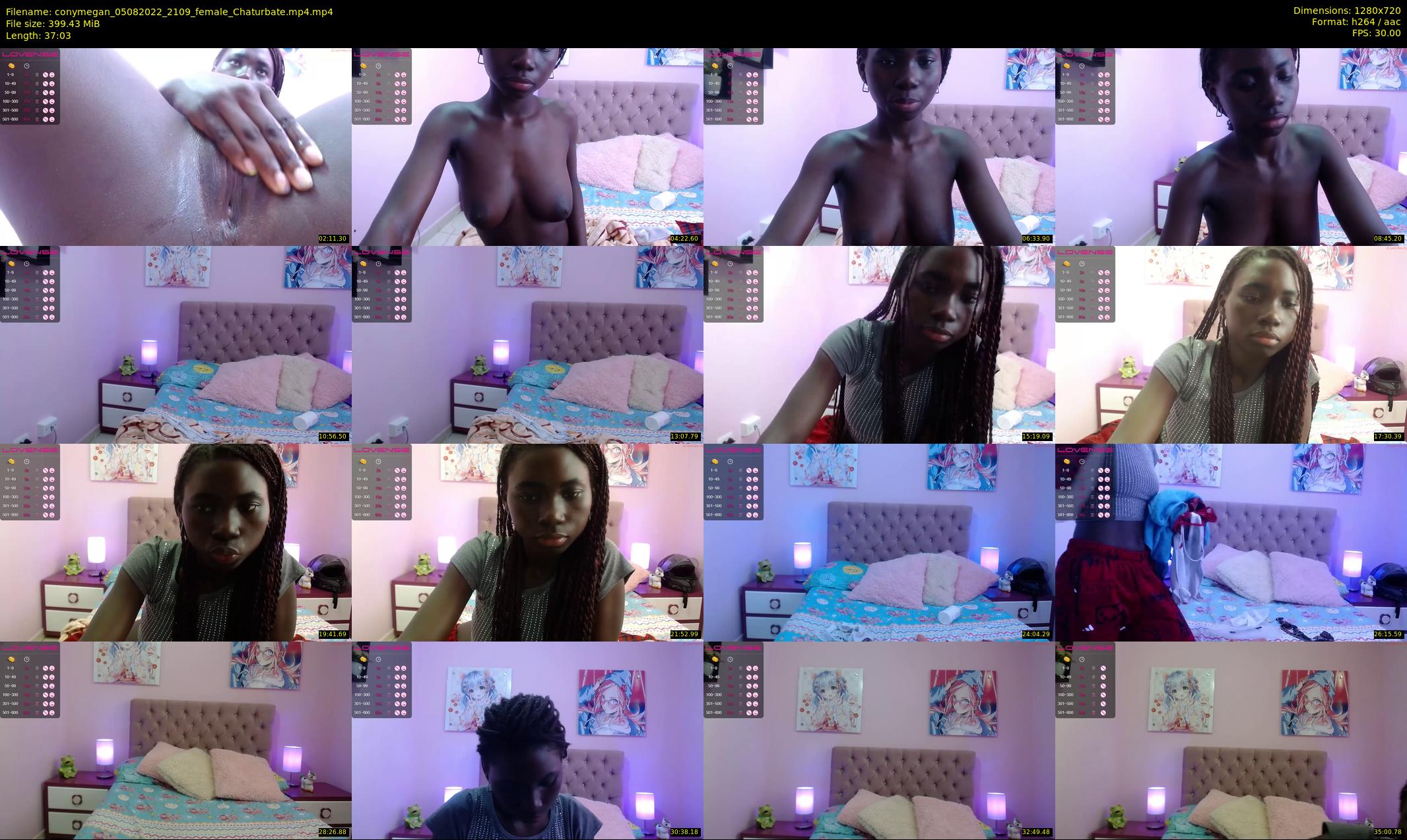 conymegan — 38 minute Chaturbate female cam show recording, 720p, Aug 5, 2022