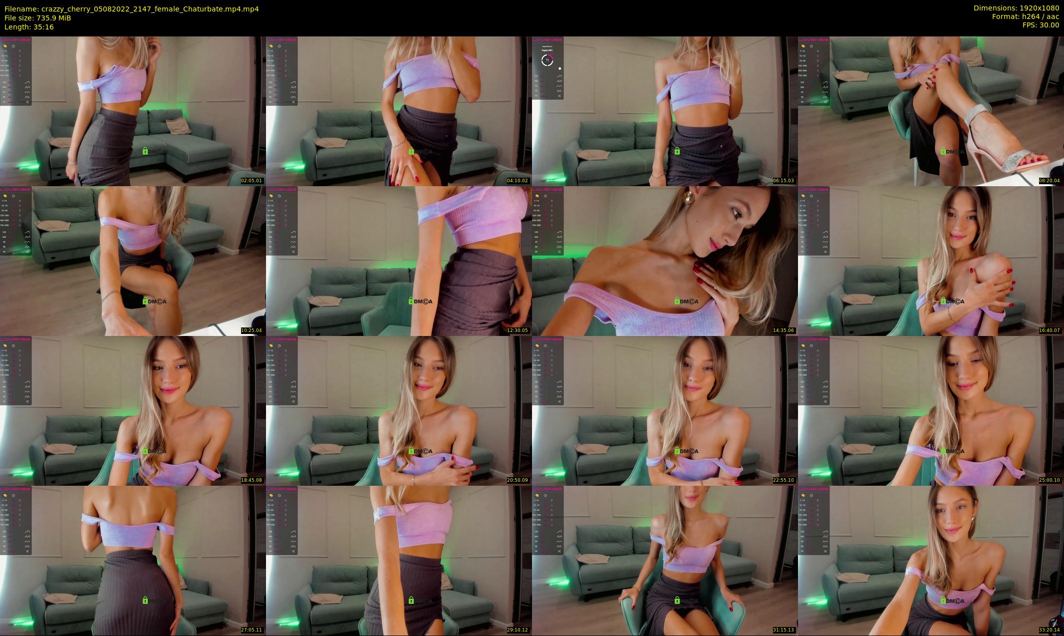 crazzy_cherry — 36 minute Chaturbate female cam show recording, 1080p, Aug 5, 2022