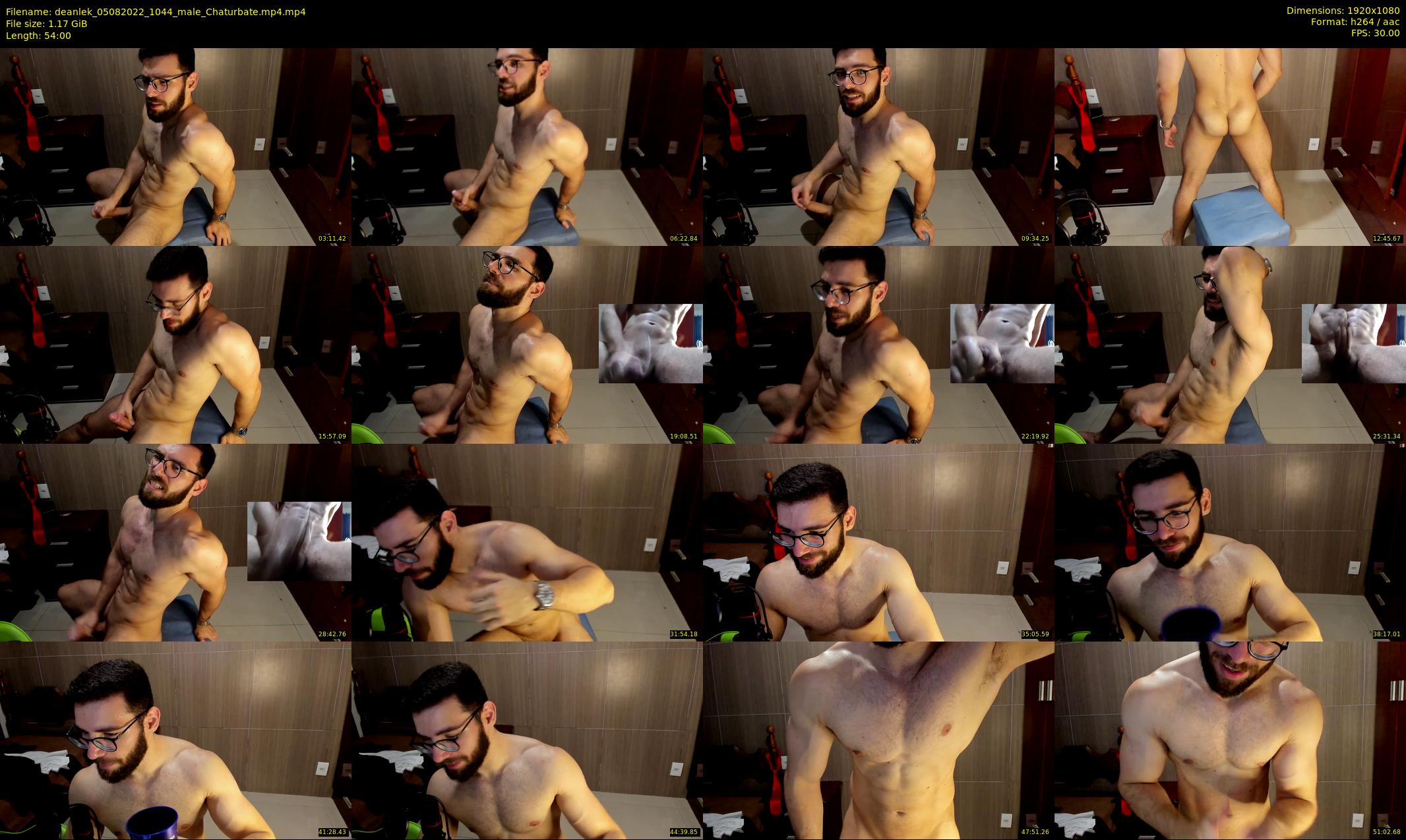 deanlek — 54 minute Chaturbate male cam show recording, 1080p, Aug 5, 2022