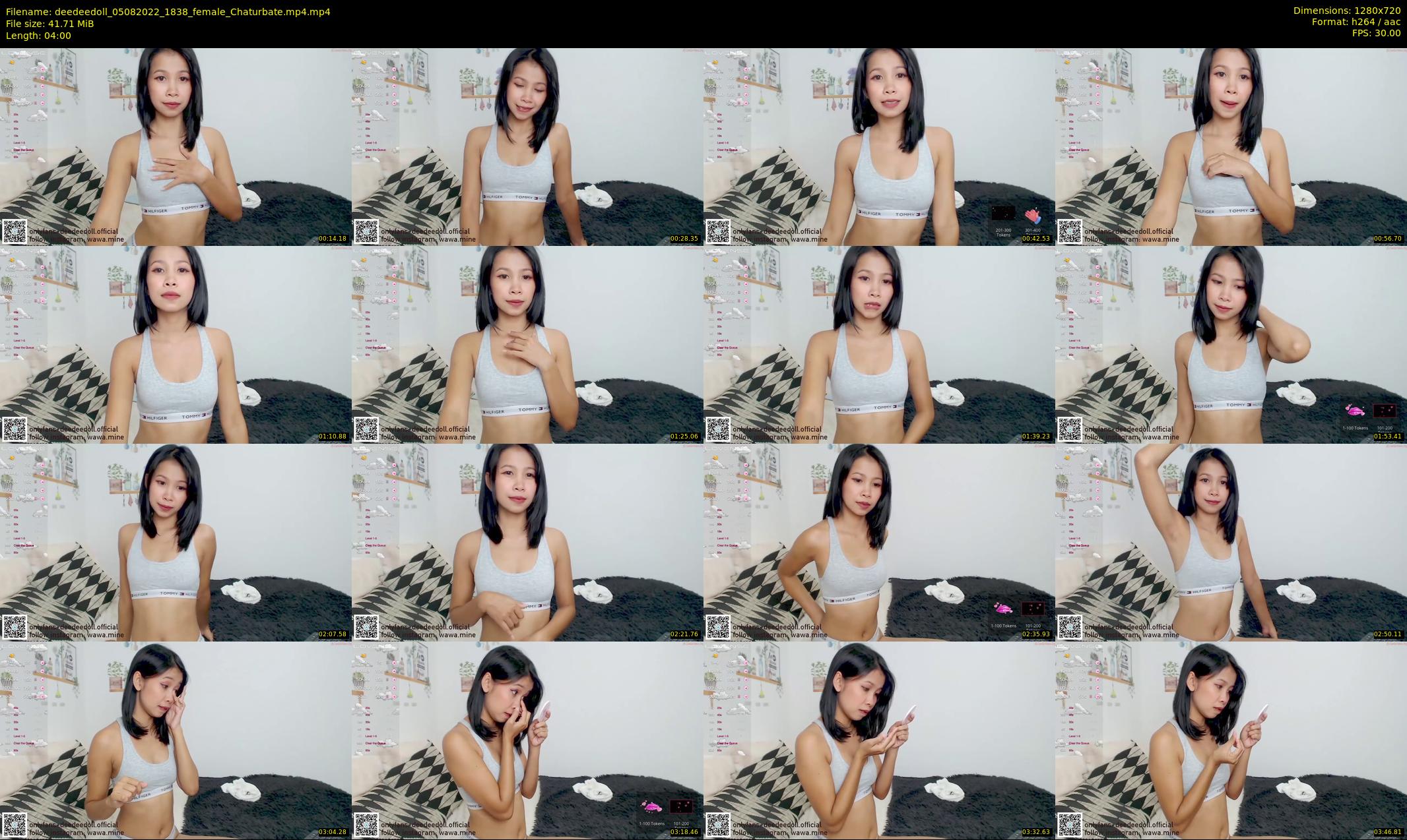 deedeedoll — 4 minute Chaturbate female cam show recording, 720p, Aug 5, 2022