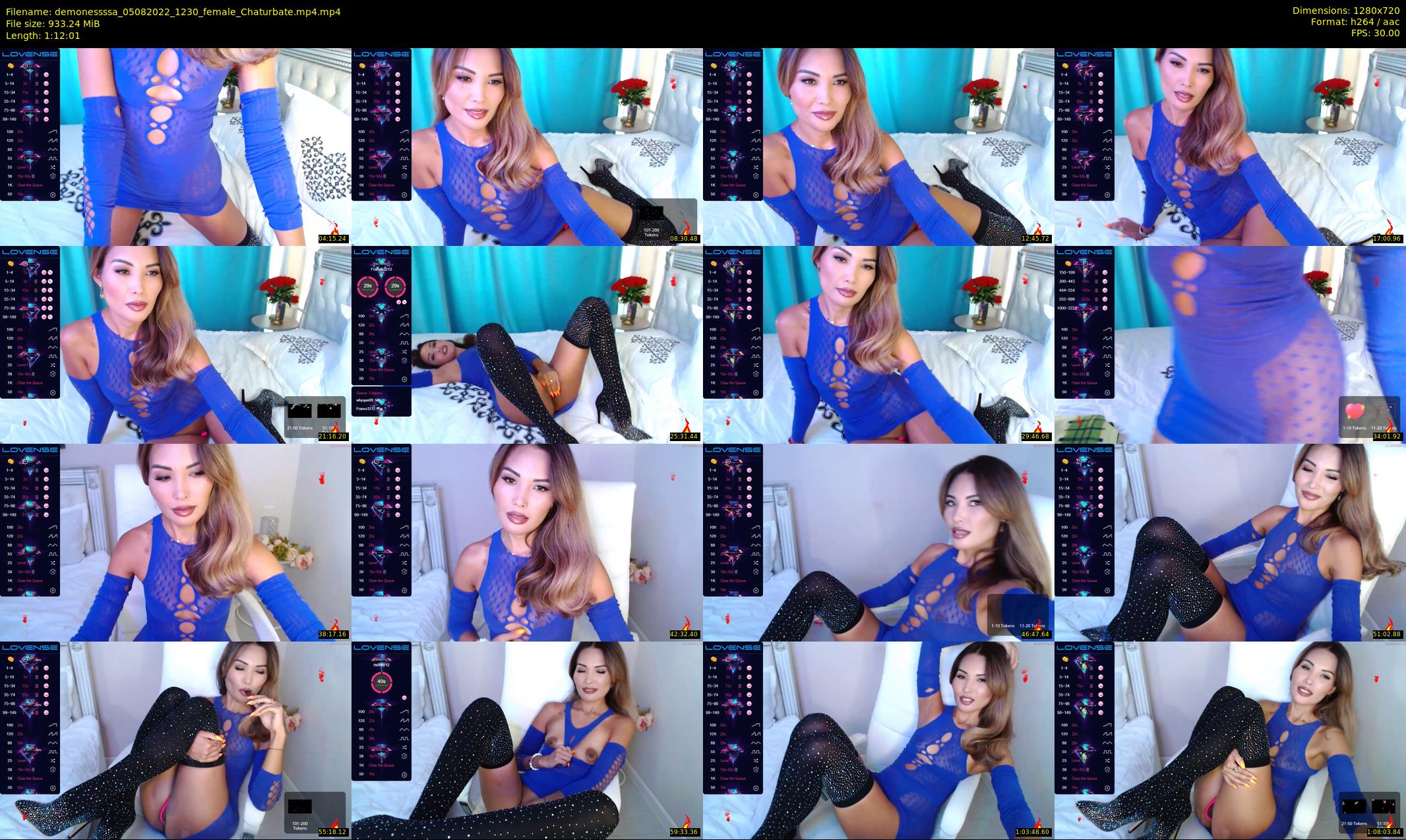 demonessssa — 73 minute Chaturbate female cam show recording, 720p, Aug 5, 2022