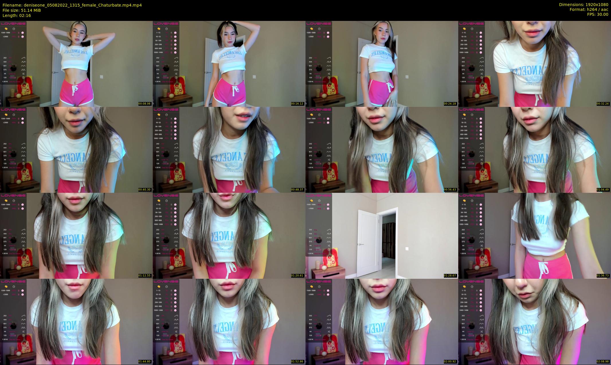 deniseone — 3 minute Chaturbate female cam show recording, 1080p, Aug 5, 2022