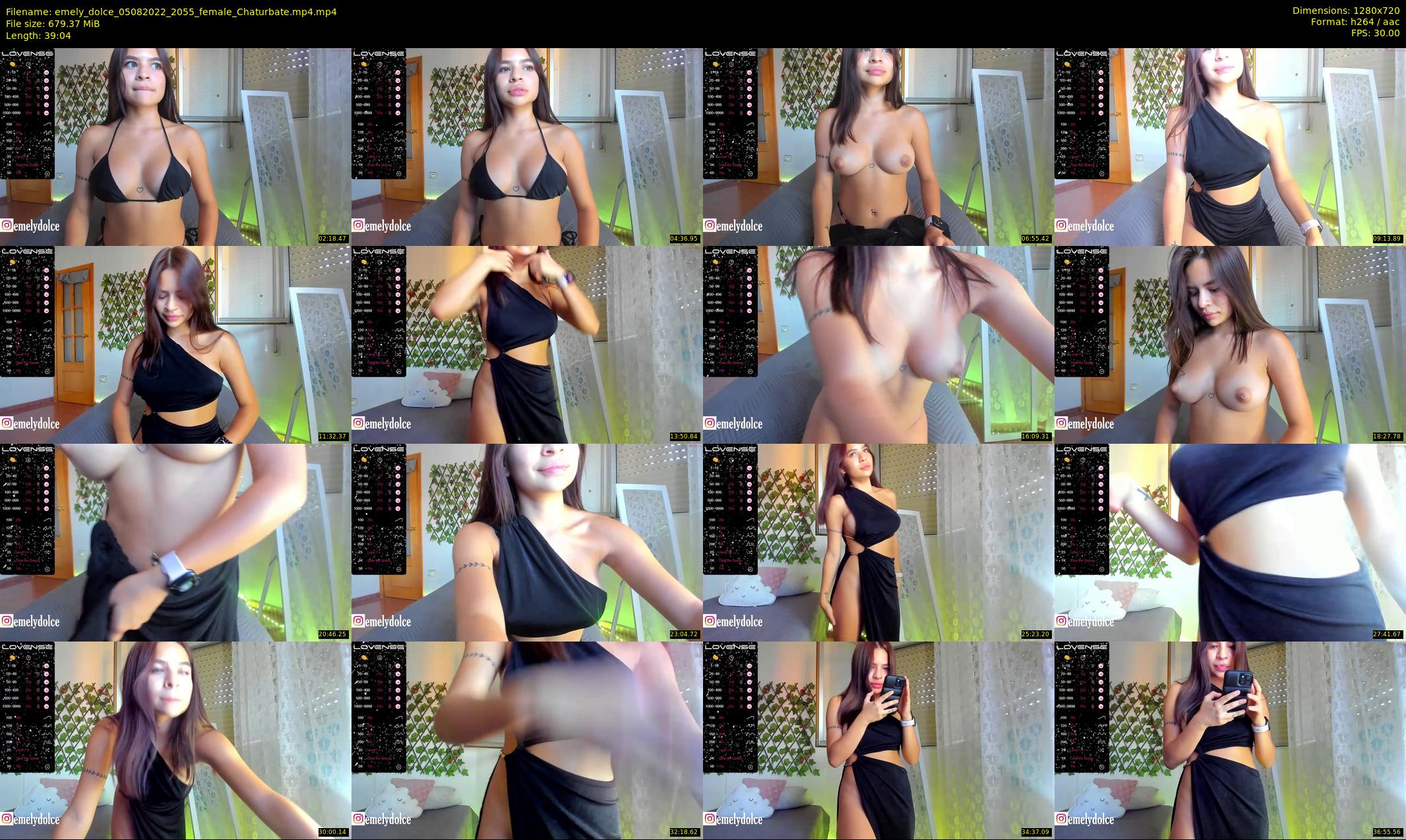 emely_dolce — 40 minute Chaturbate female cam show recording, 720p, Aug 5, 2022