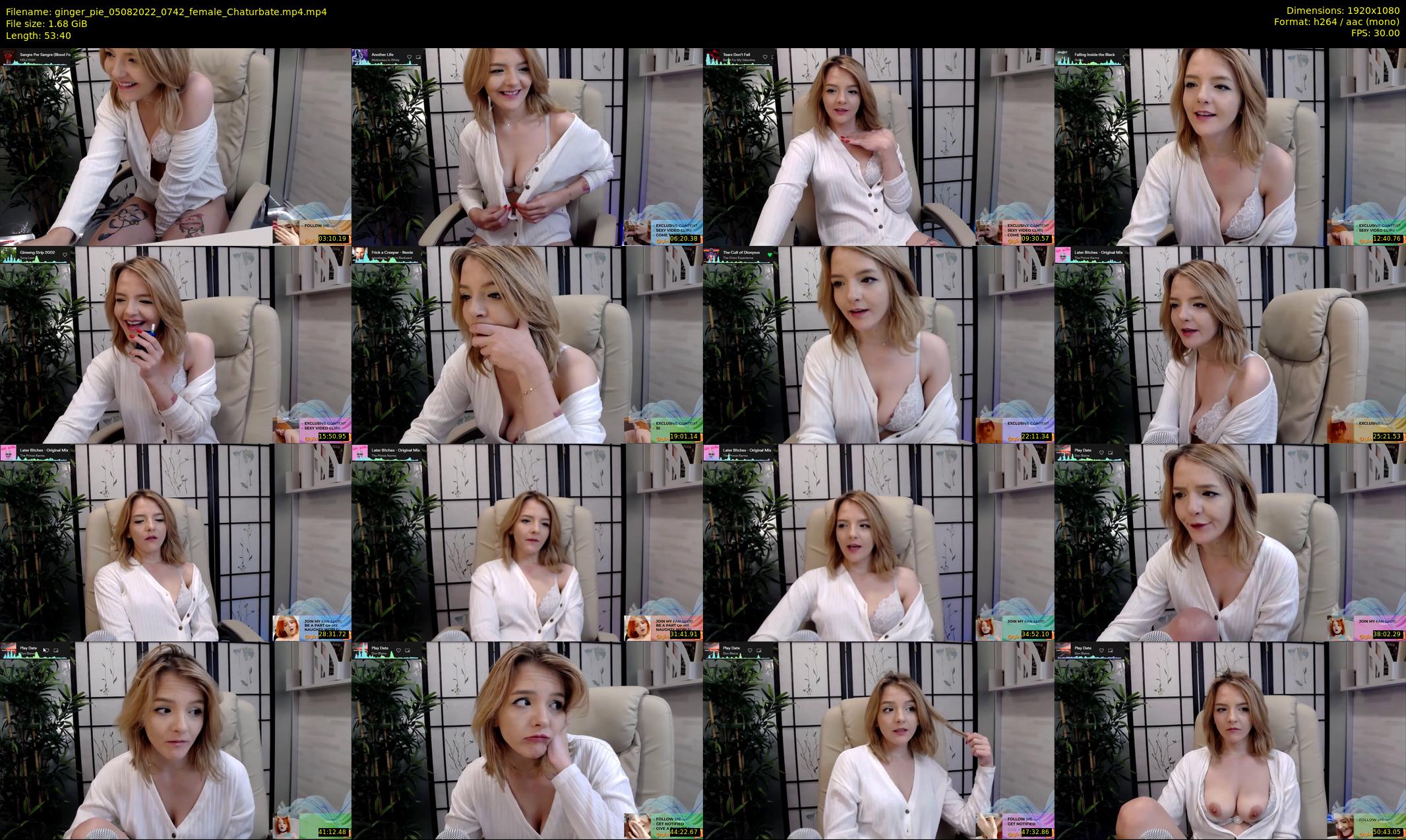 ginger_pie — 54 minute Chaturbate female cam show recording, 1080p, Aug 5, 2022