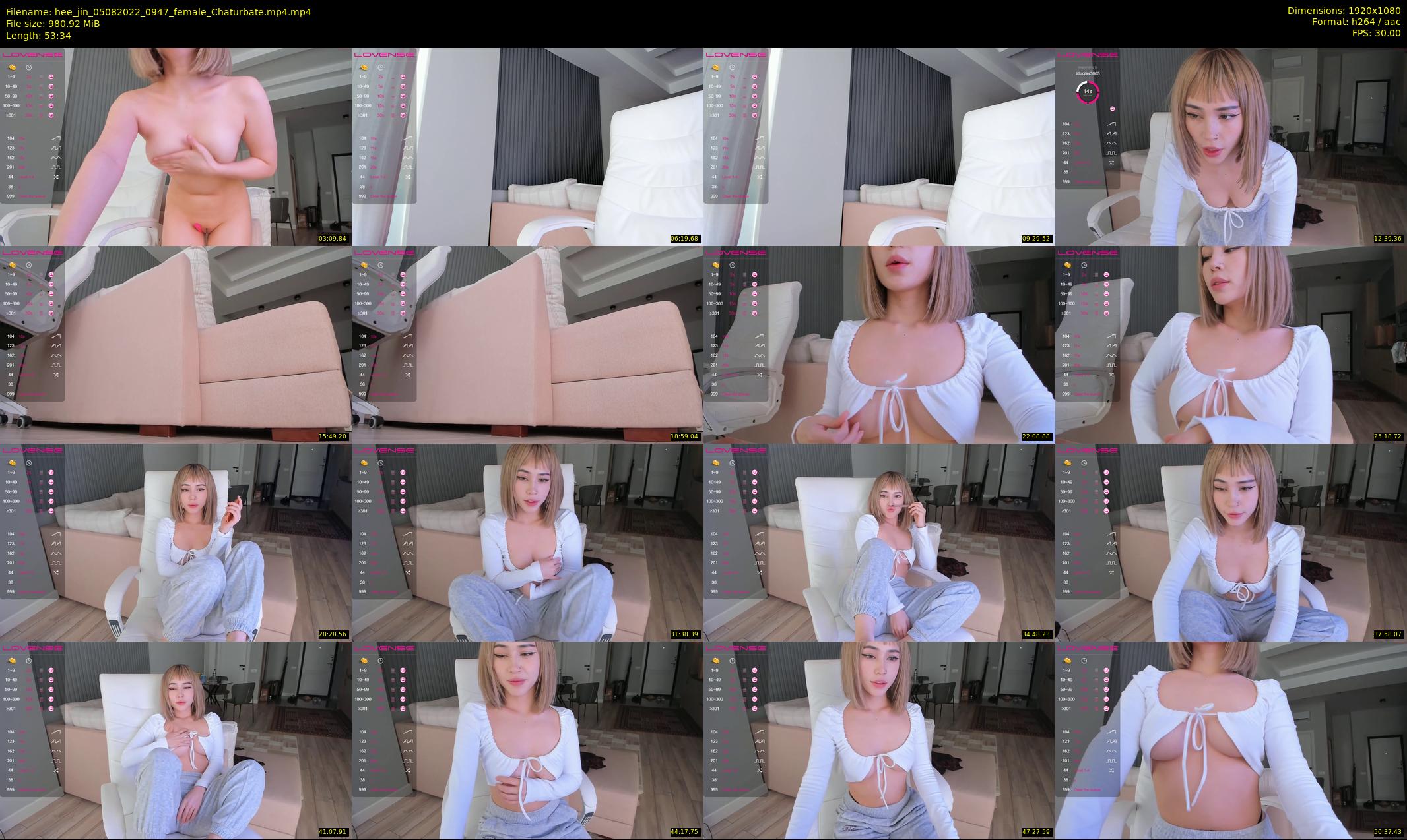 hee_jin — 54 minute Chaturbate female cam show recording, 1080p, Aug 5, 2022
