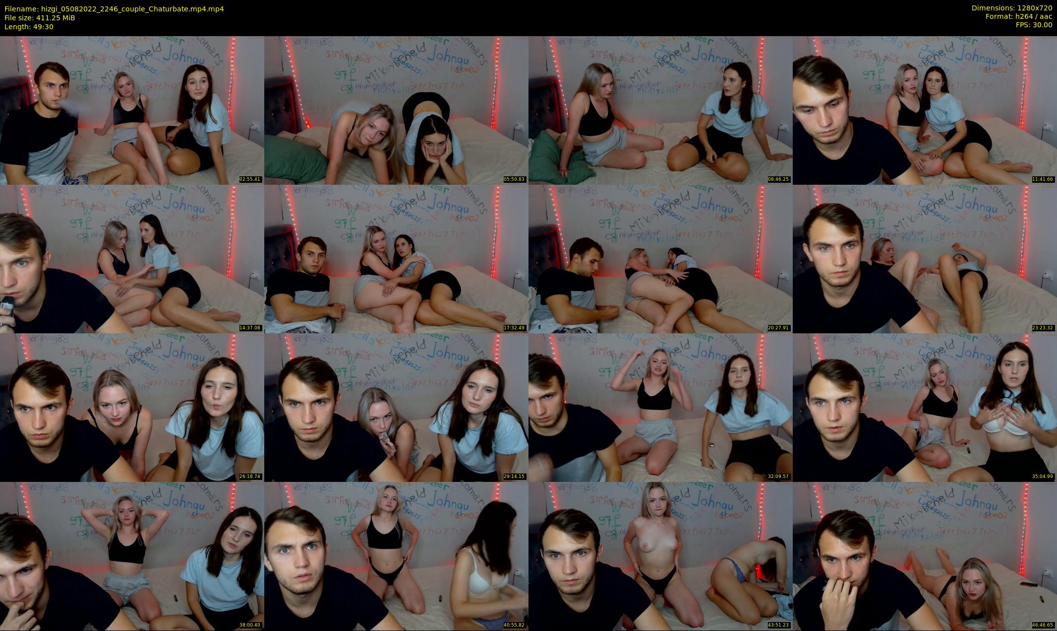 hizgi — 50 minute Chaturbate couple cam show recording, 720p, Aug 5, 2022