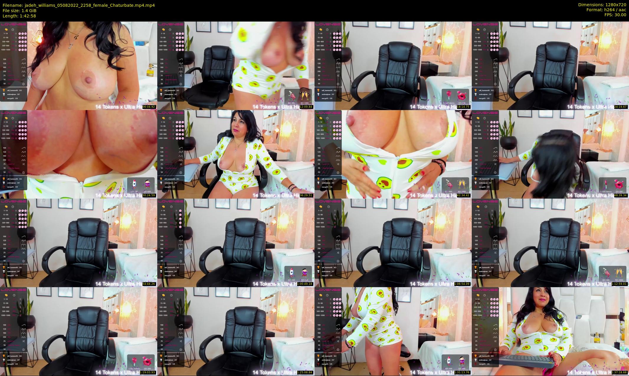 jadeh_williams — 103 minute Chaturbate female cam show recording, 720p, Aug 5, 2022