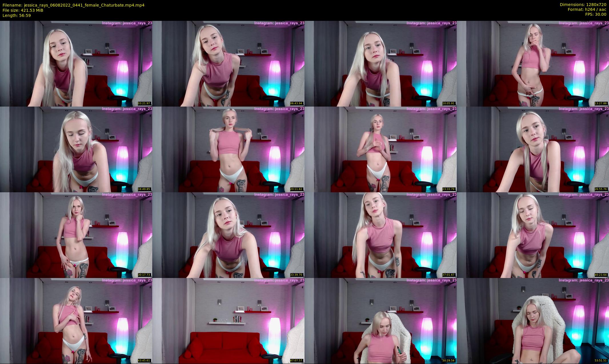 jessica_rays — 57 minute Chaturbate couple cam show recording, 720p, Aug 6, 2022