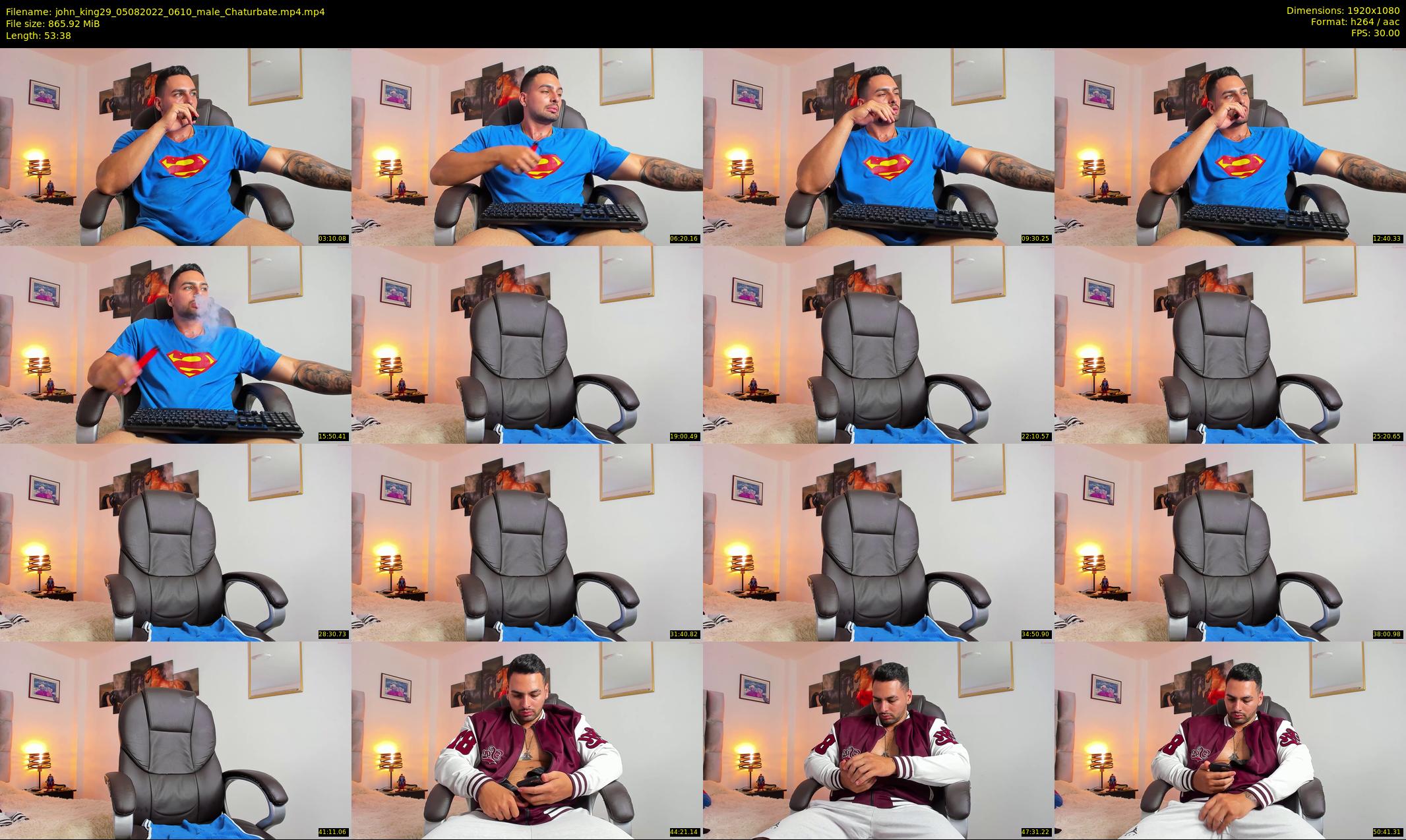 john_king29 — 54 minute Chaturbate male cam show recording, 1080p, Aug 5, 2022