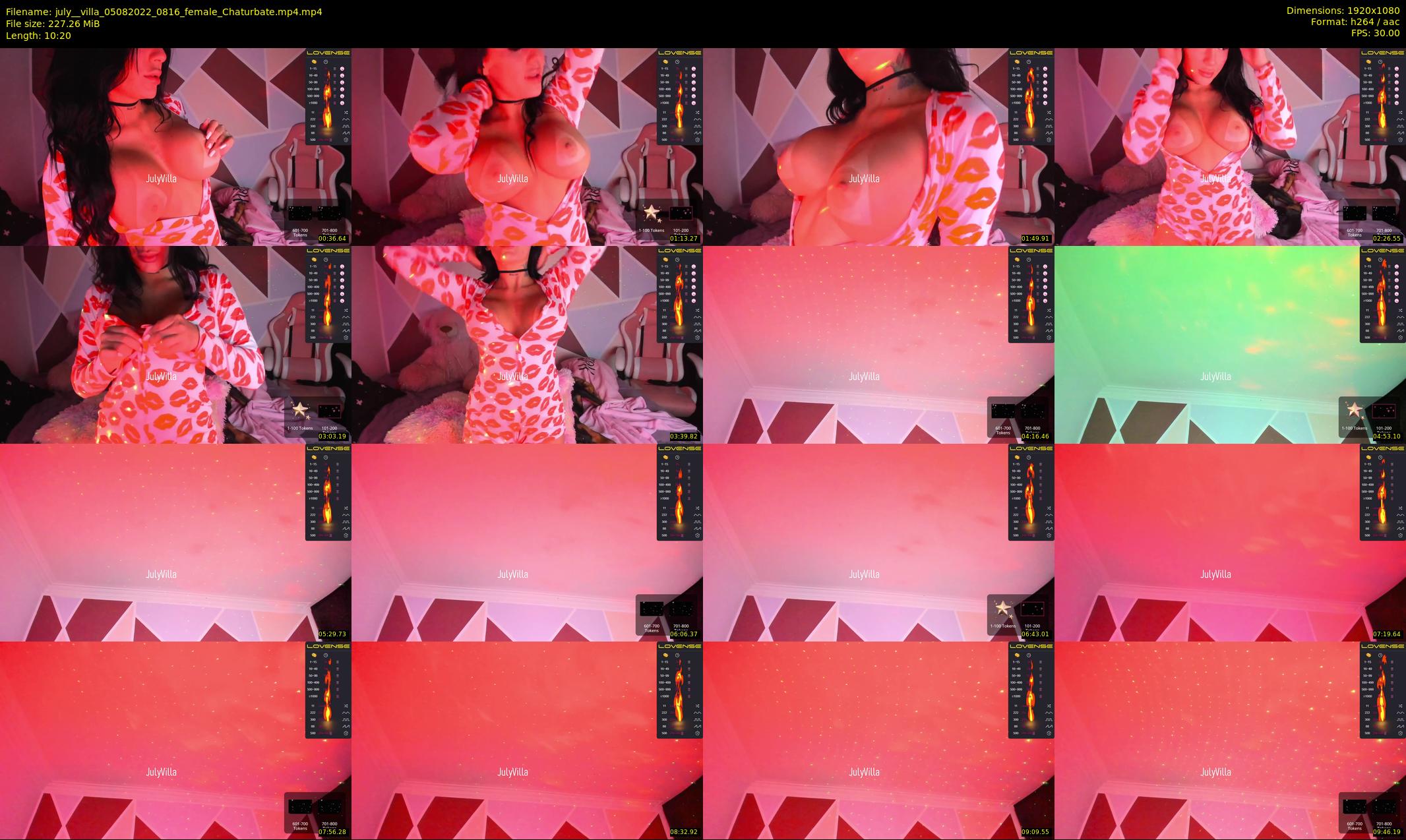 july__villa — 11 minute Chaturbate female cam show recording, 1080p, Aug 5, 2022