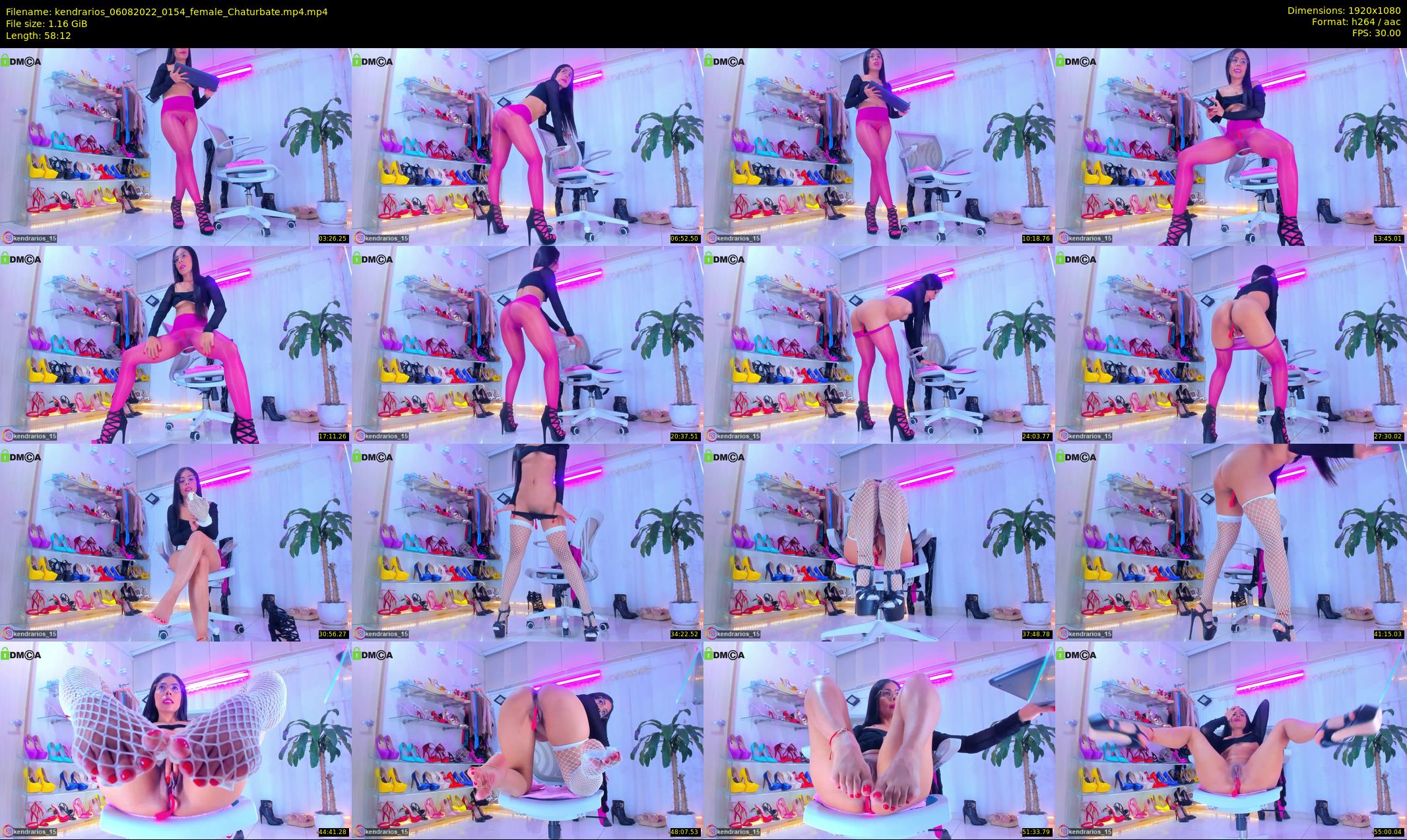 kendrarios — 59 minute Chaturbate female cam show recording, 1080p, Aug 6, 2022