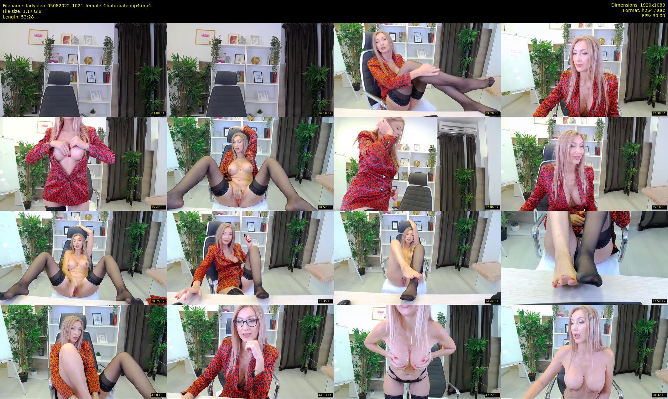 ladyleea — 54 minute Chaturbate female cam show recording, 1080p, Aug 5, 2022