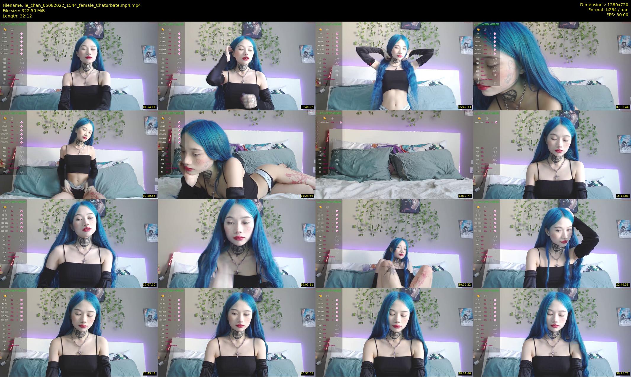 le_chan — 33 minute Chaturbate female cam show recording, 720p, Aug 5, 2022