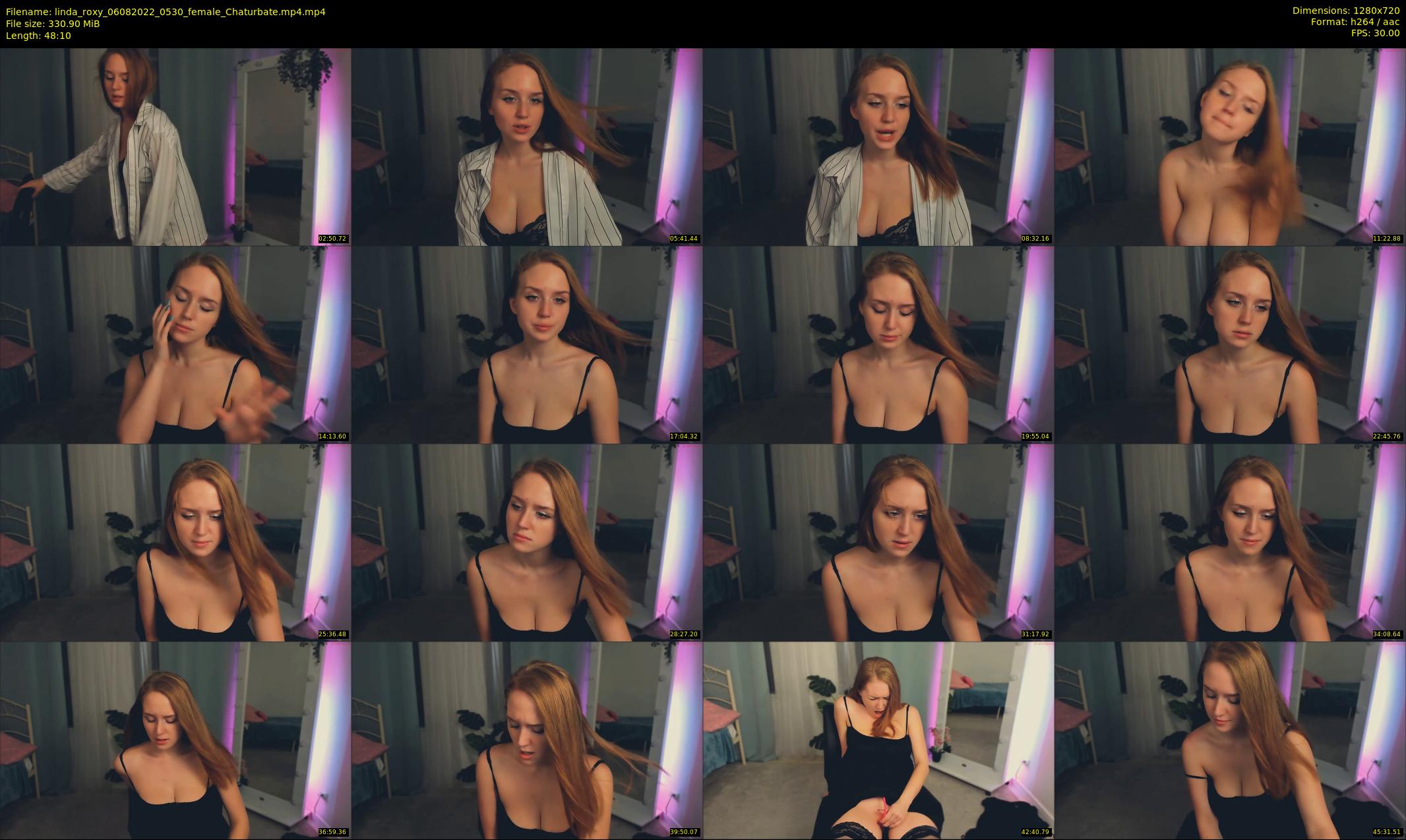linda_roxy — 49 minute Chaturbate female cam show recording, 720p, Aug 6, 2022