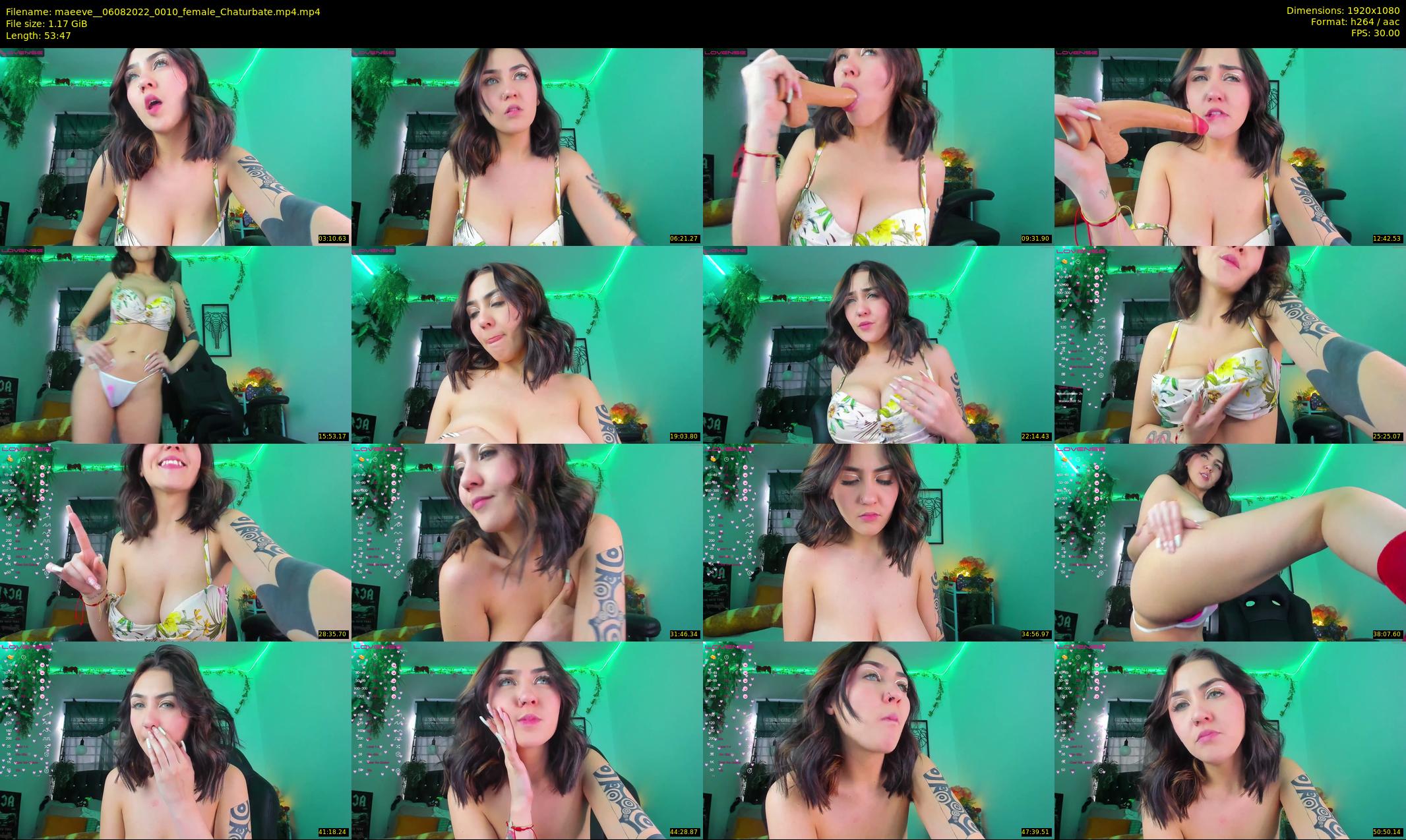 maeeve_ — 54 minute Chaturbate female cam show recording, 1080p, Aug 6, 2022