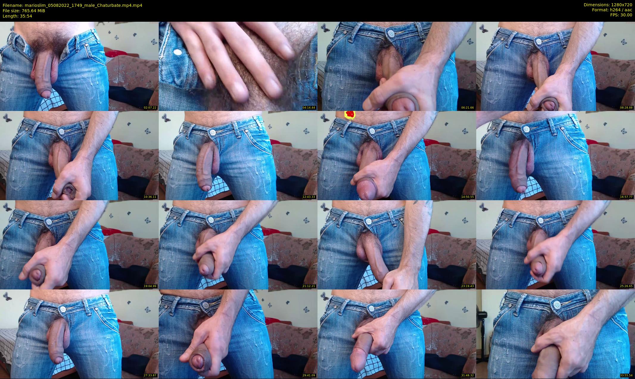 marioslim — 36 minute Chaturbate male cam show recording, 720p, Aug 5, 2022