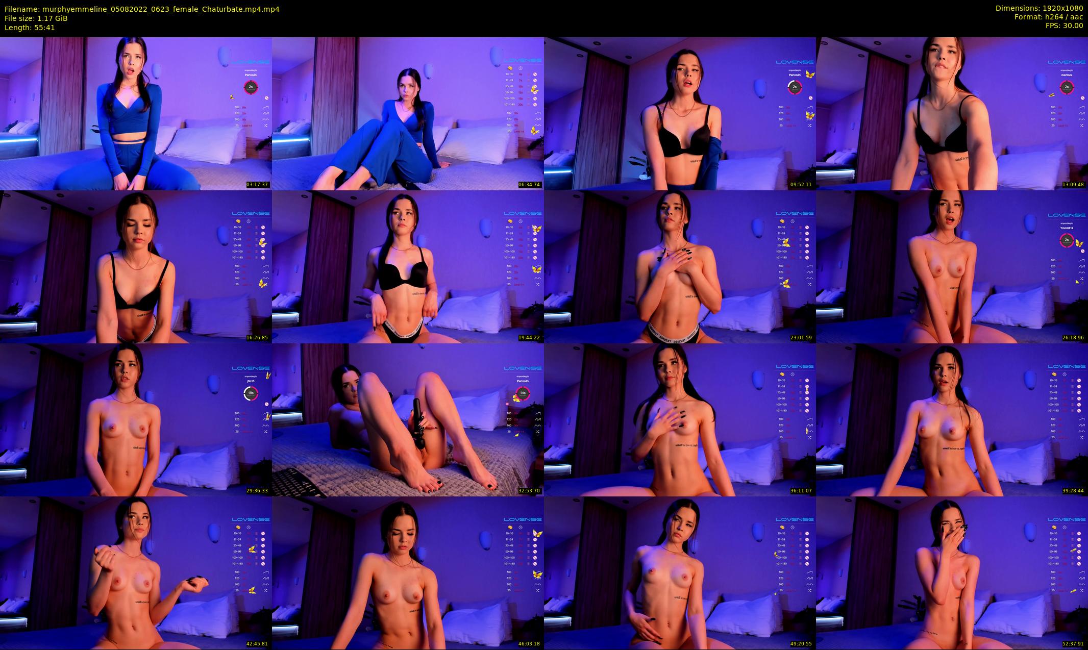 murphyemmeline — 56 minute Chaturbate female cam show recording, 1080p, Aug 5, 2022