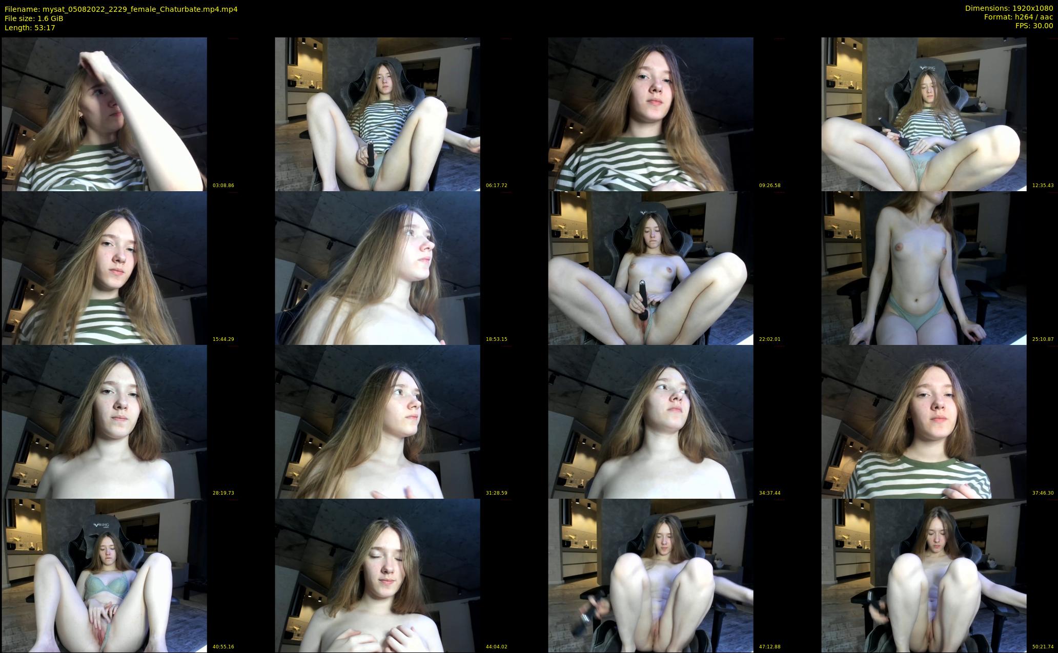 mysat — 54 minute Chaturbate female cam show recording, 1080p, Aug 5, 2022