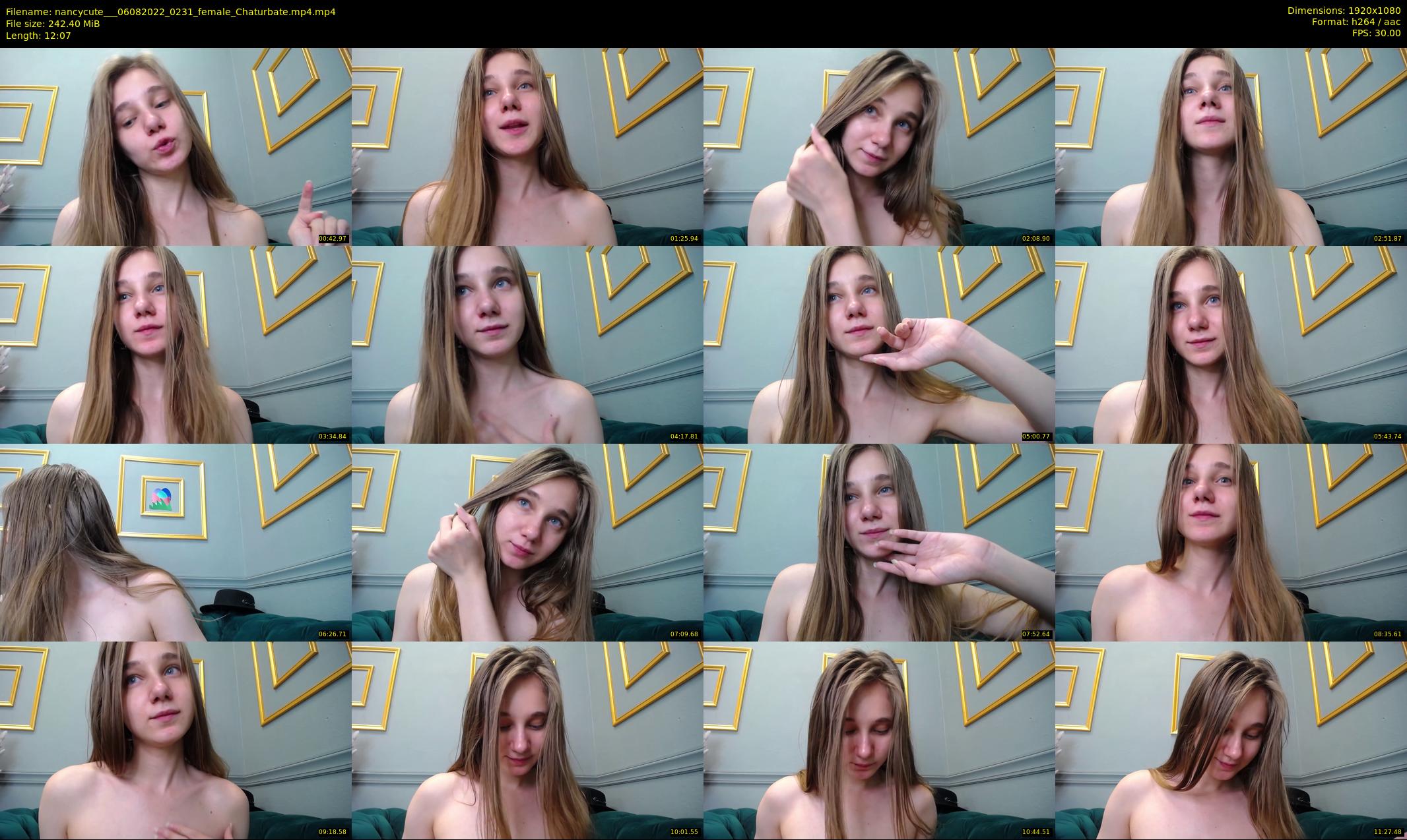 nancycute__ — 13 minute Chaturbate female cam show recording, 1080p, Aug 6, 2022