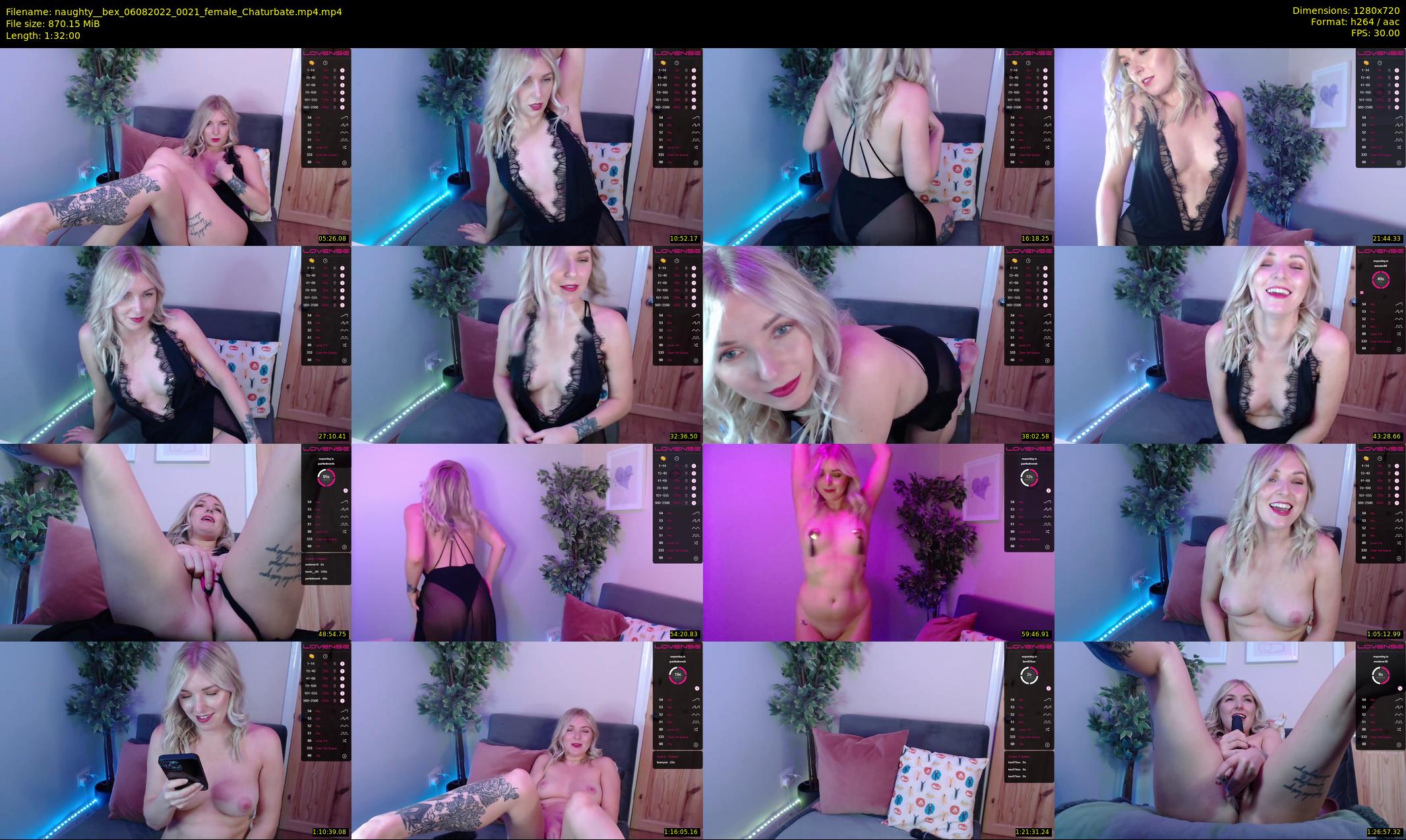 naughty__bex — 92 minute Chaturbate female cam show recording, 720p, Aug 6, 2022
