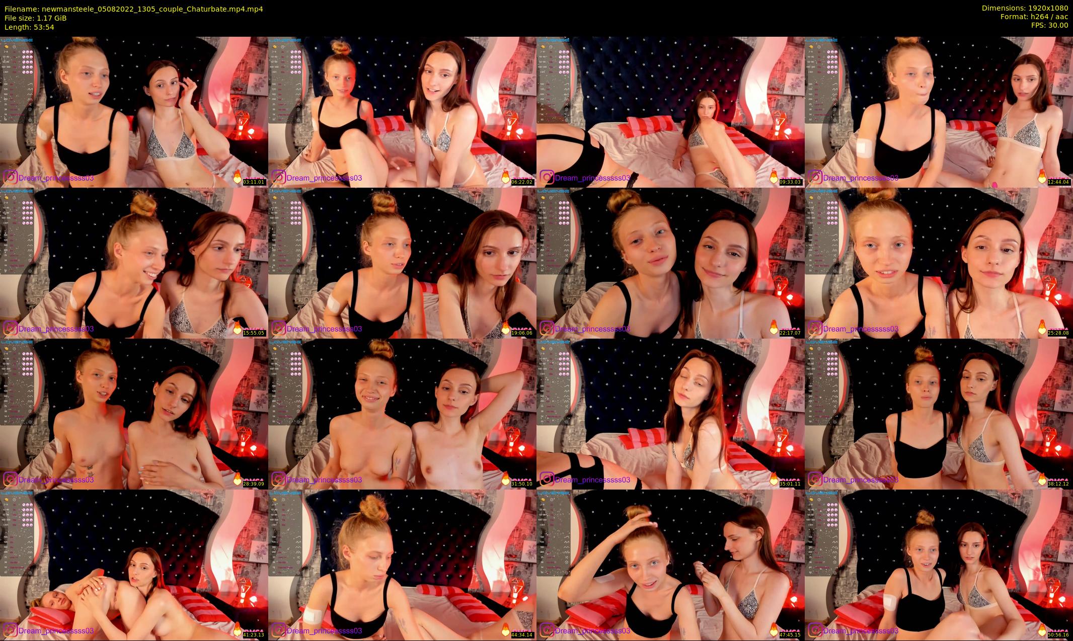 newmansteele — 54 minute Chaturbate couple cam show recording, 1080p, Aug 5, 2022