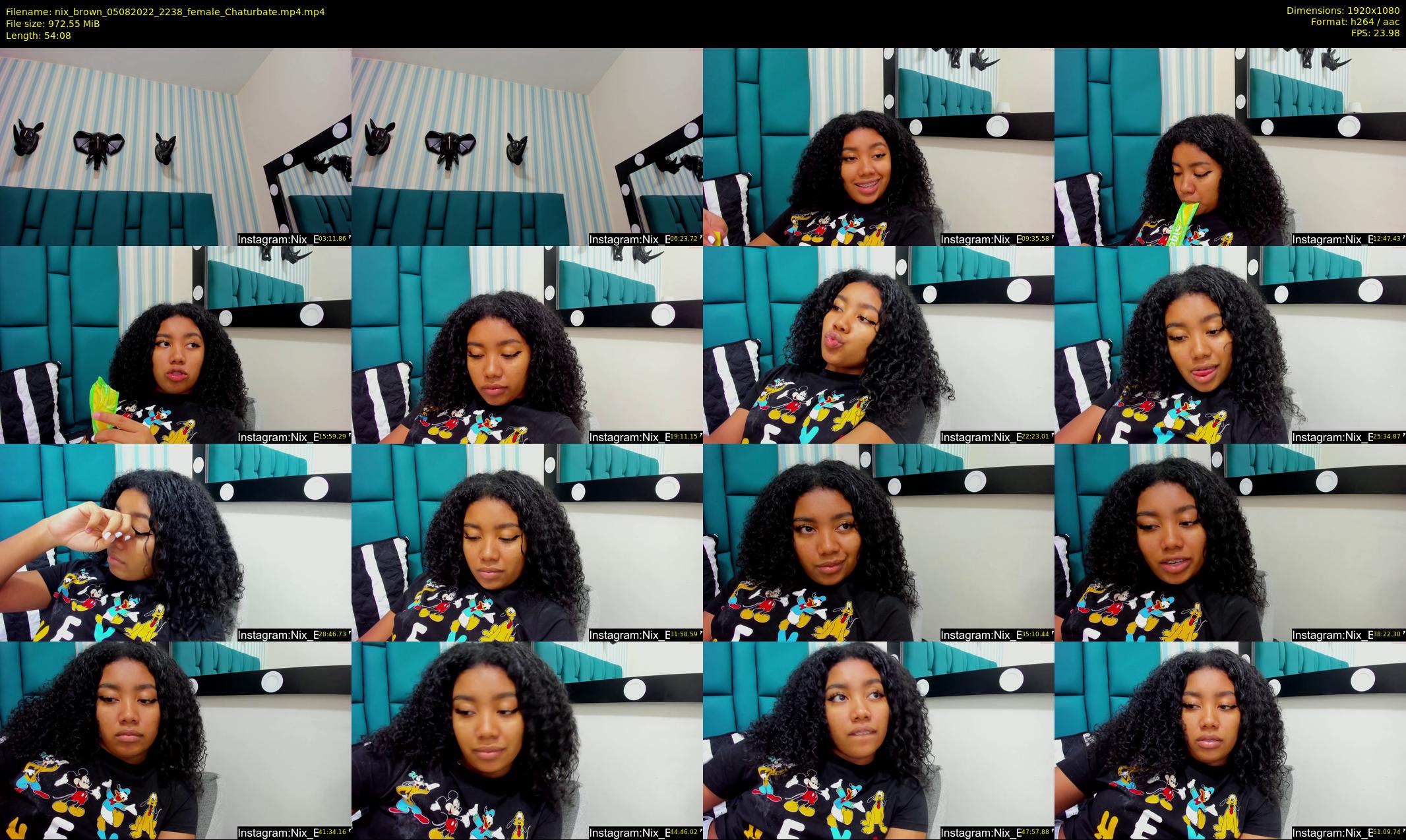 nix_brown — 55 minute Chaturbate female cam show recording, 1080p, Aug 5, 2022