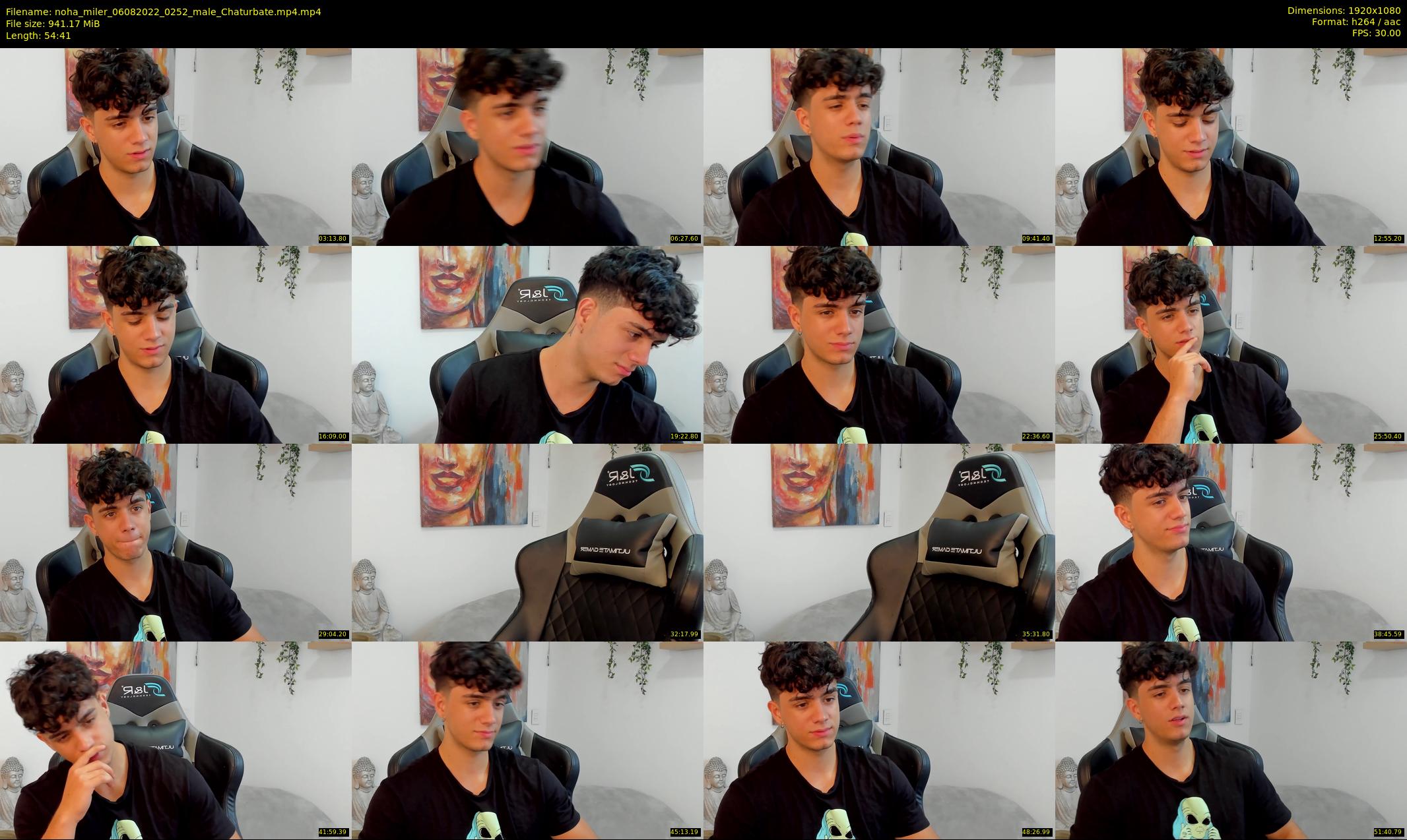 noha_miler — 55 minute Chaturbate male cam show recording, 1080p, Aug 6, 2022