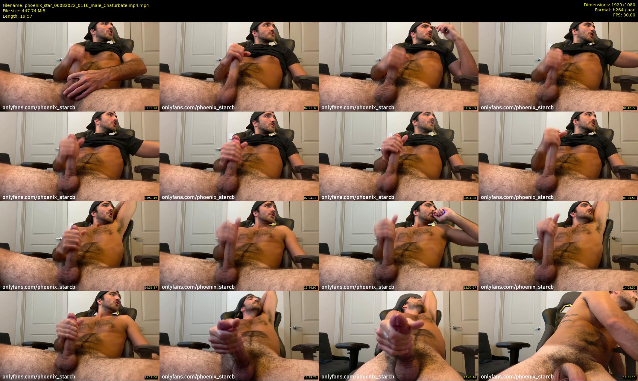 phoenix_star — 20 minute Chaturbate male cam show recording, 1080p, Aug 6, 2022