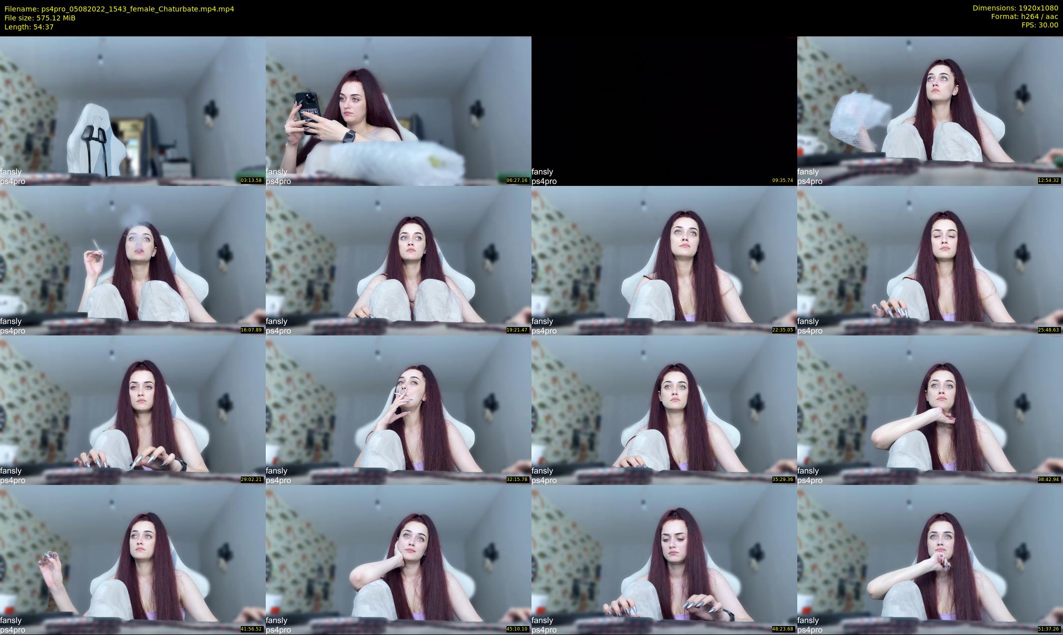 ps4pro — 55 minute Chaturbate female cam show recording, 1080p, Aug 5, 2022