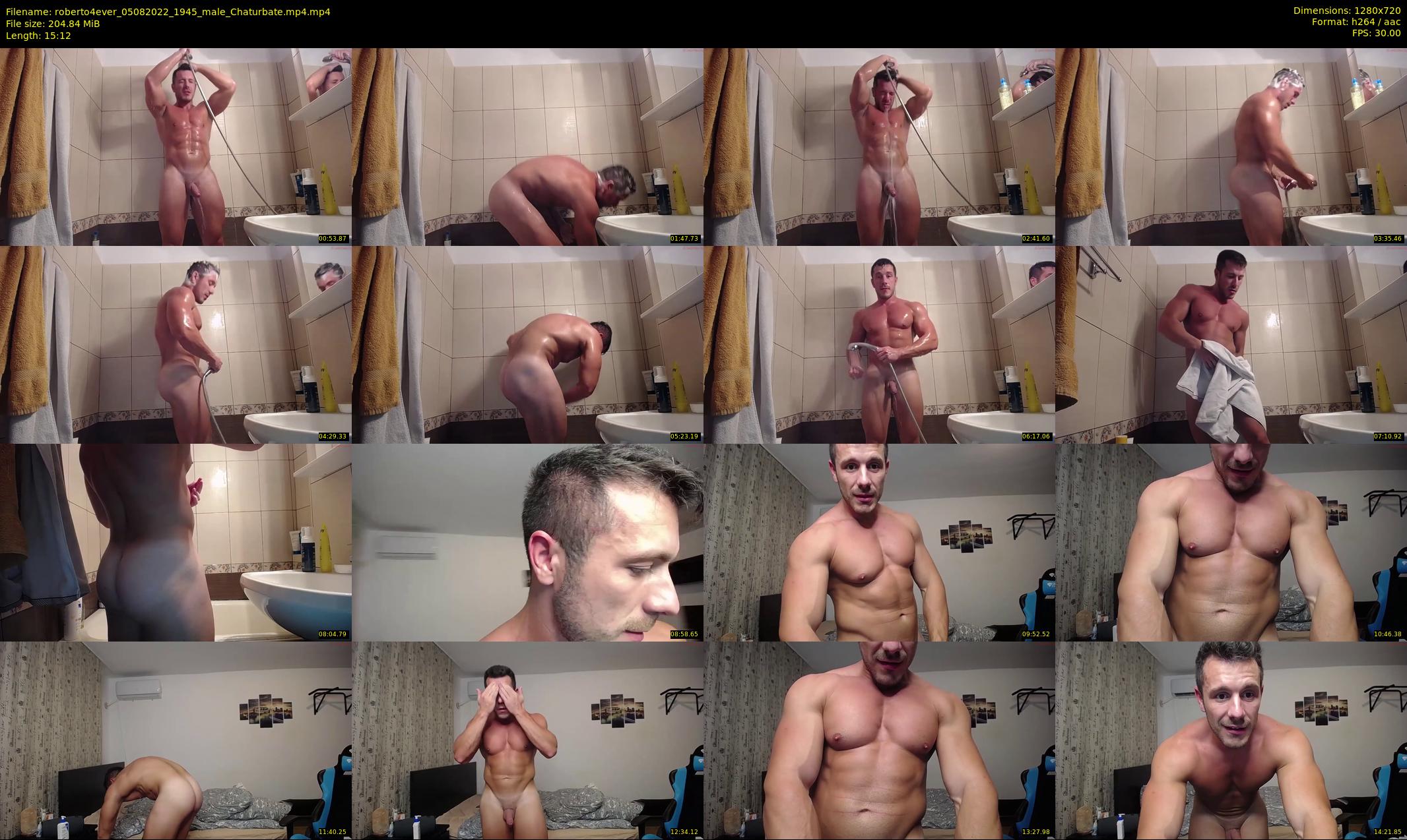 roberto4ever — 16 minute Chaturbate male cam show recording, 720p, Aug 5, 2022