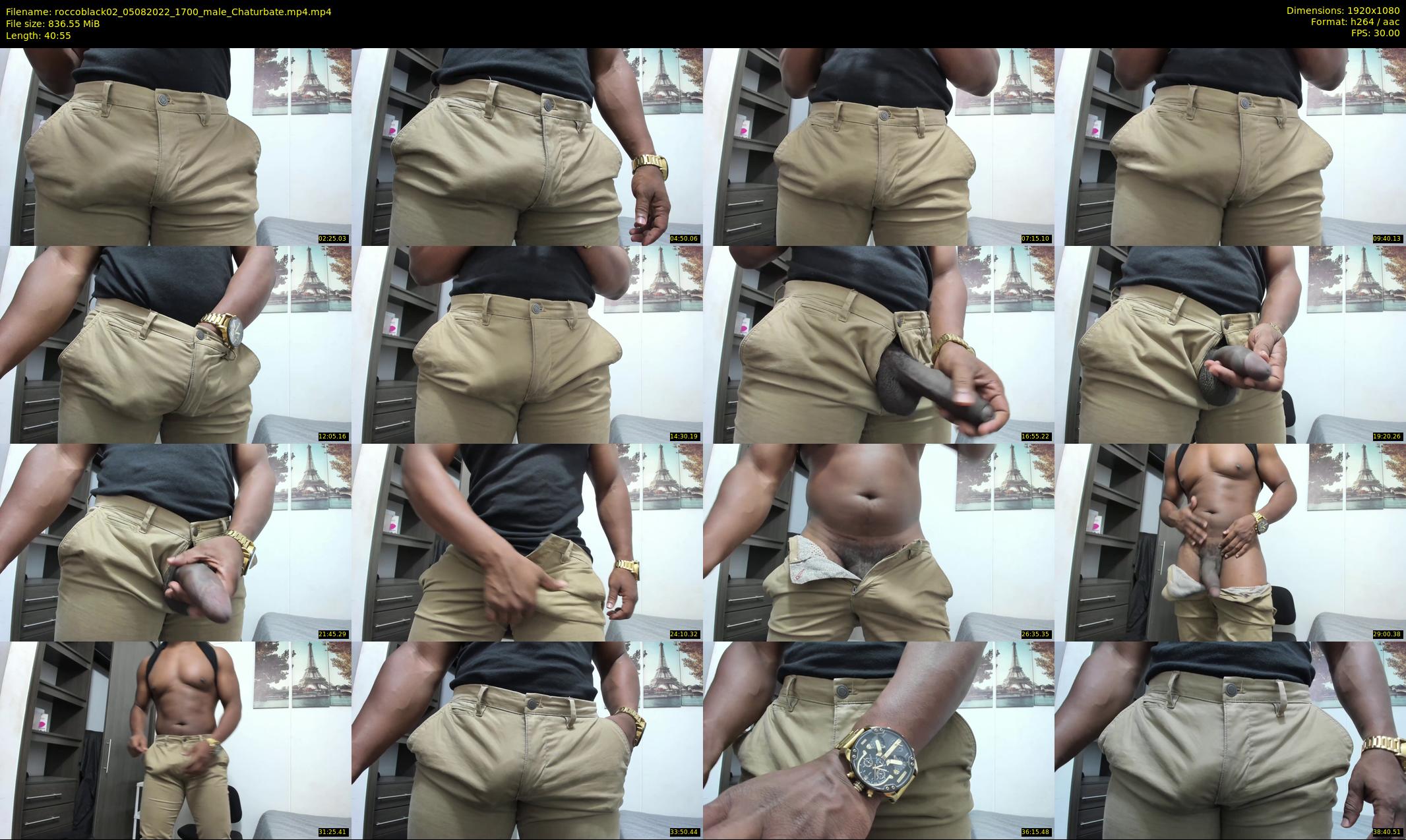 roccoblack02 — 41 minute Chaturbate male cam show recording, 1080p, Aug 5, 2022
