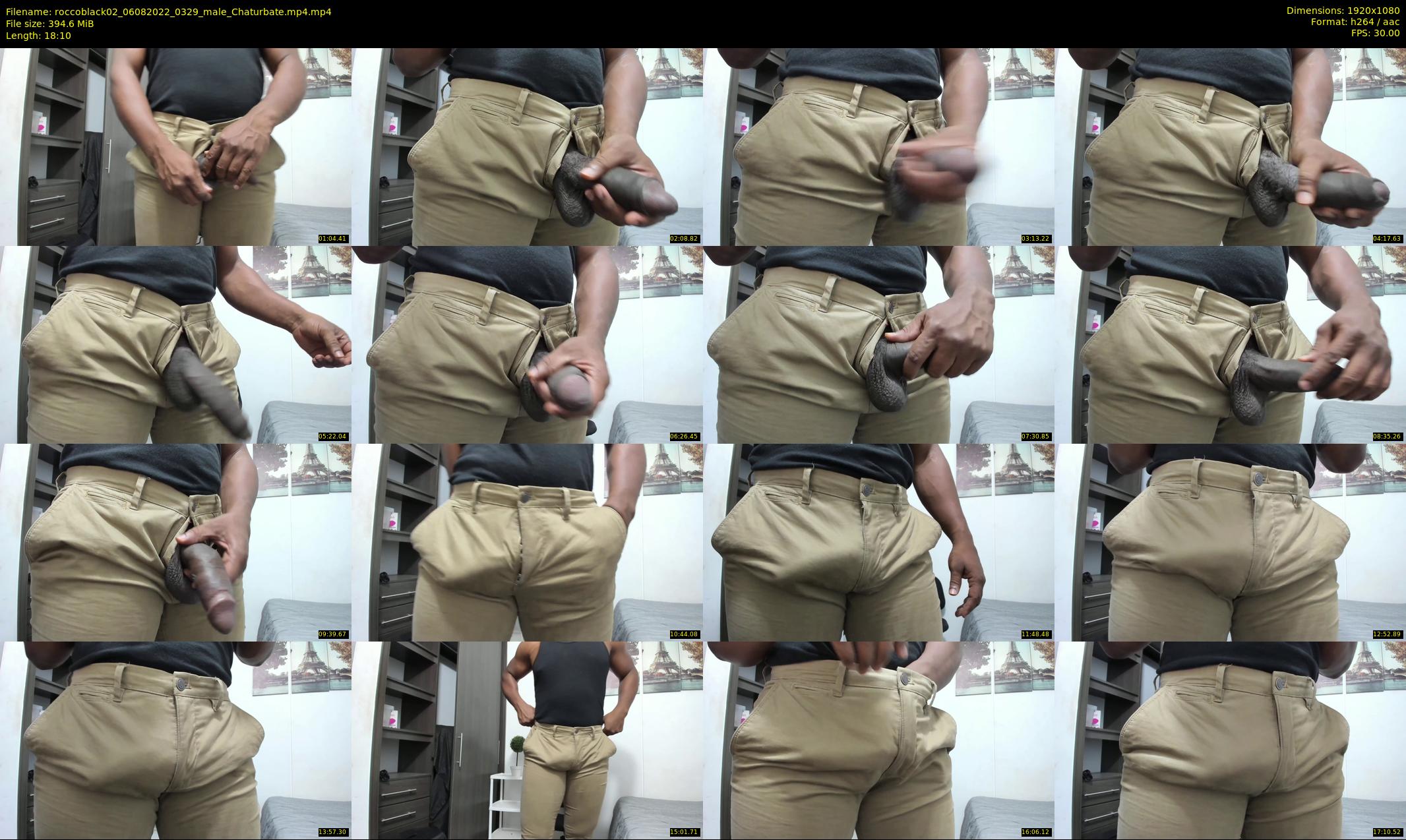 roccoblack02 — 19 minute Chaturbate male cam show recording, 1080p, Aug 6, 2022