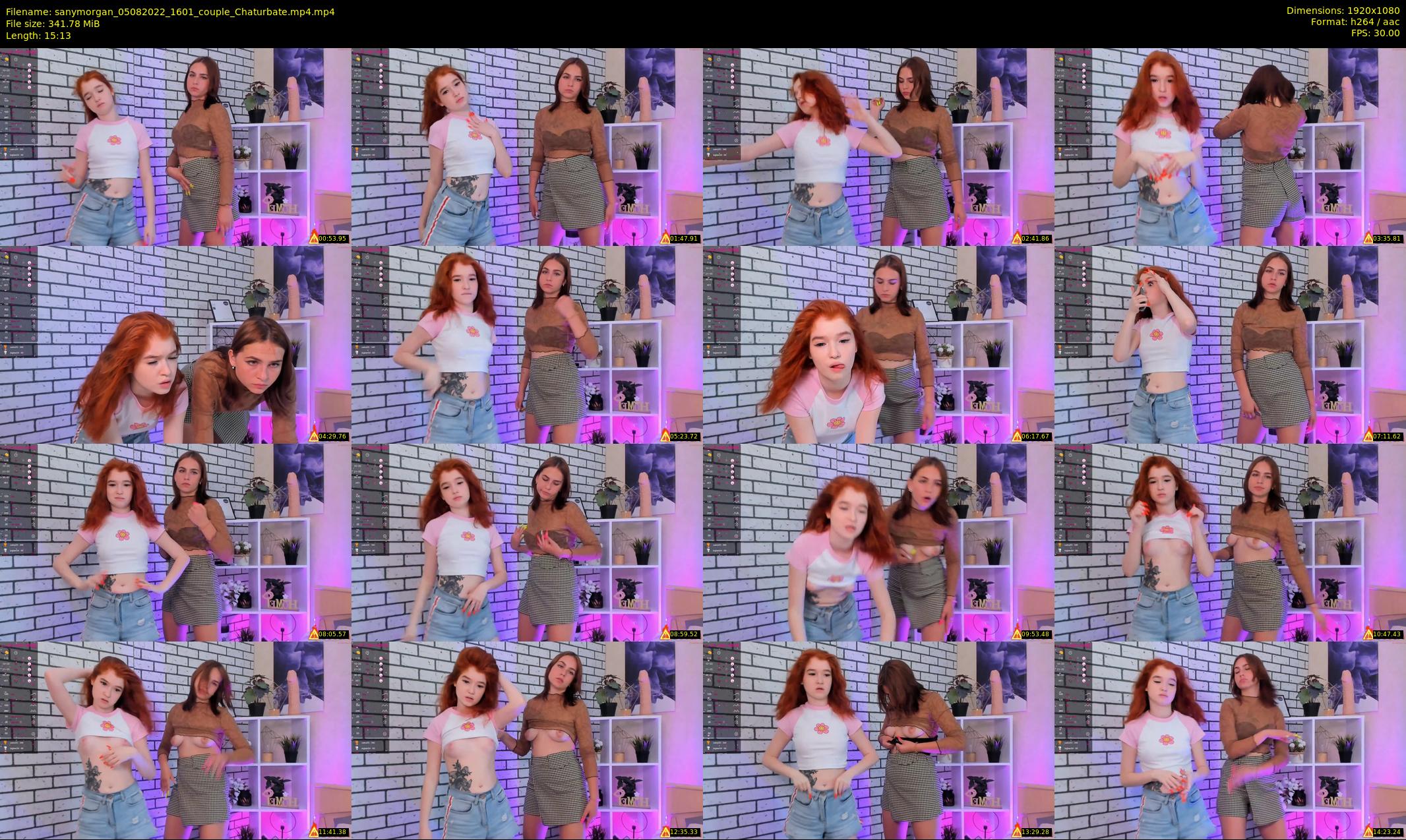sanymorgan — 16 minute Chaturbate couple cam show recording, 1080p, Aug 5, 2022