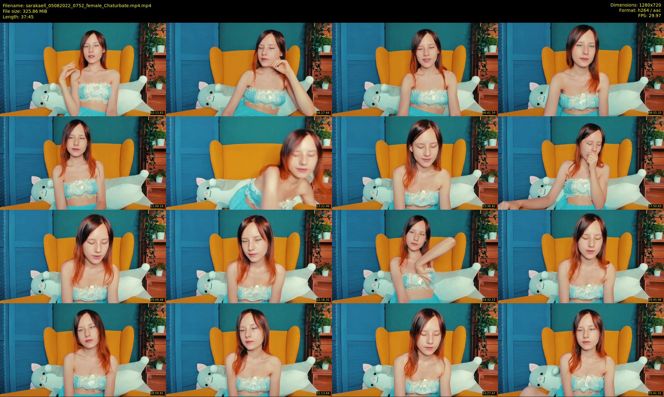 sarakaell — 38 minute Chaturbate female cam show recording, 720p, Aug 5, 2022