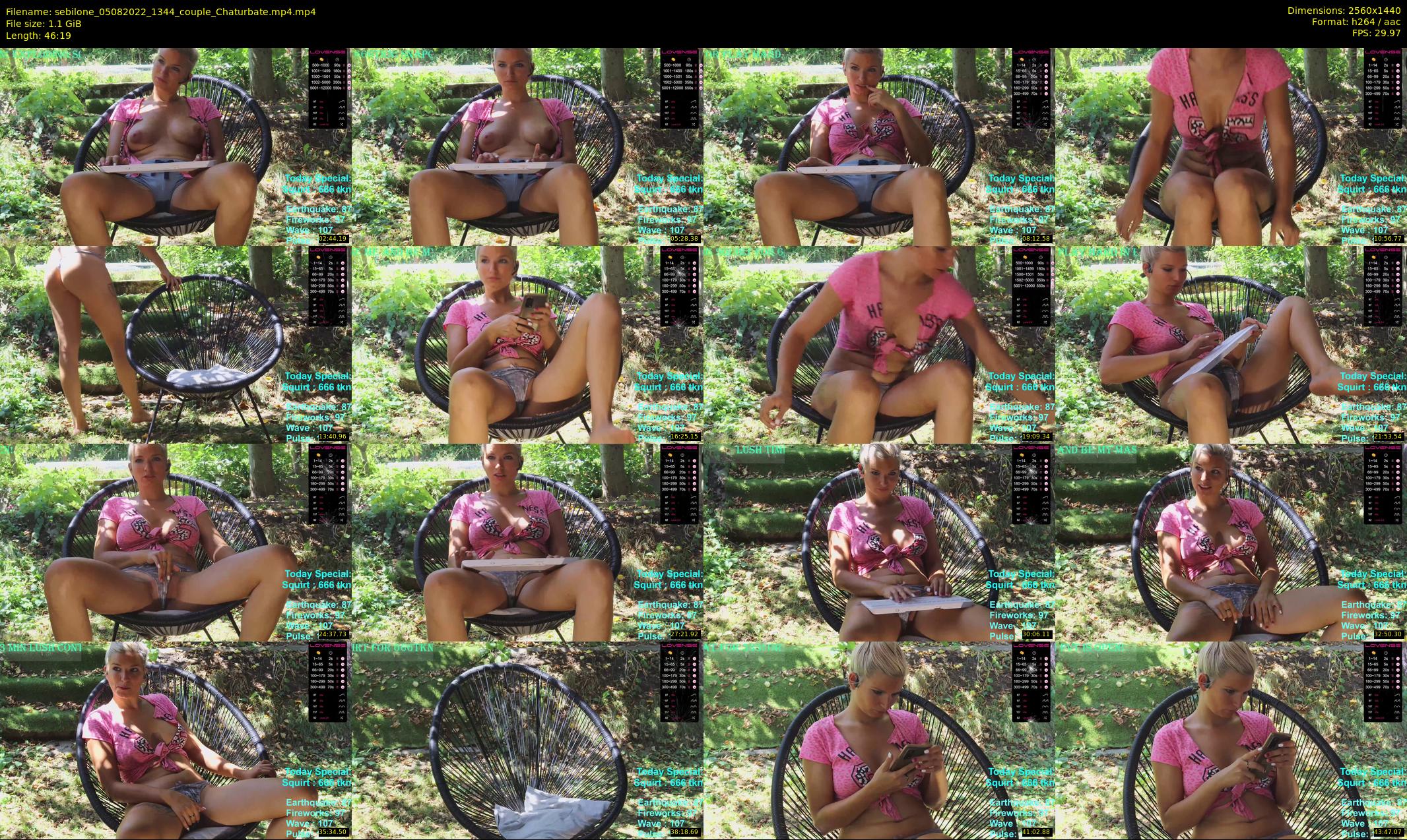 sebilone — 47 minute Chaturbate couple cam show recording, 1080p, Aug 5, 2022