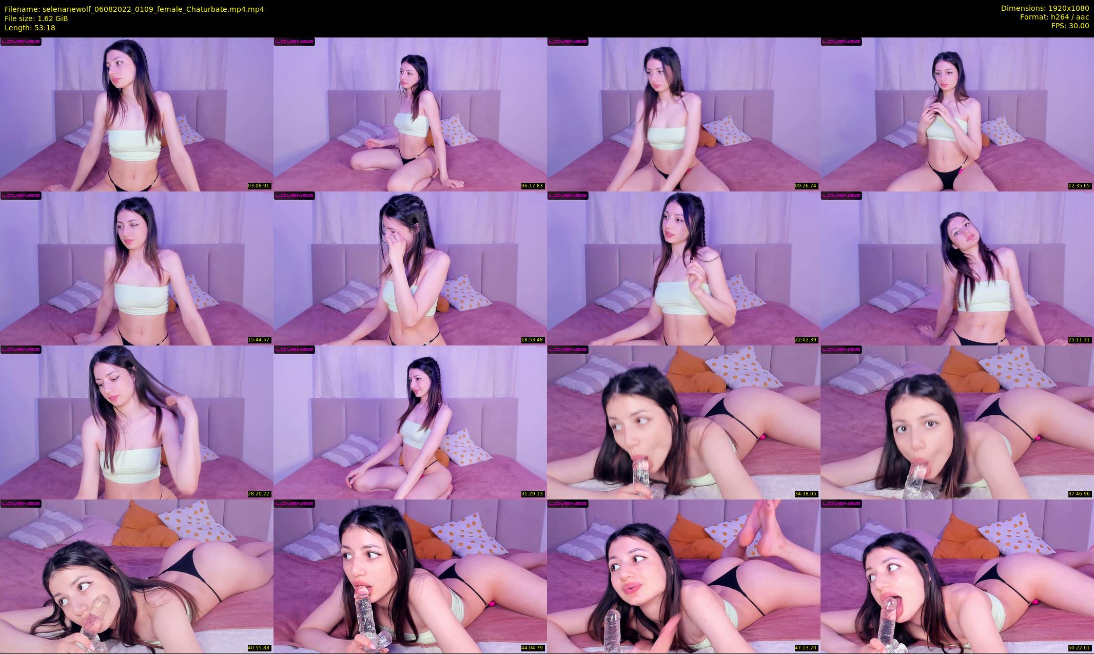 selenanewolf — 54 minute Chaturbate couple cam show recording, 1080p, Aug 6, 2022