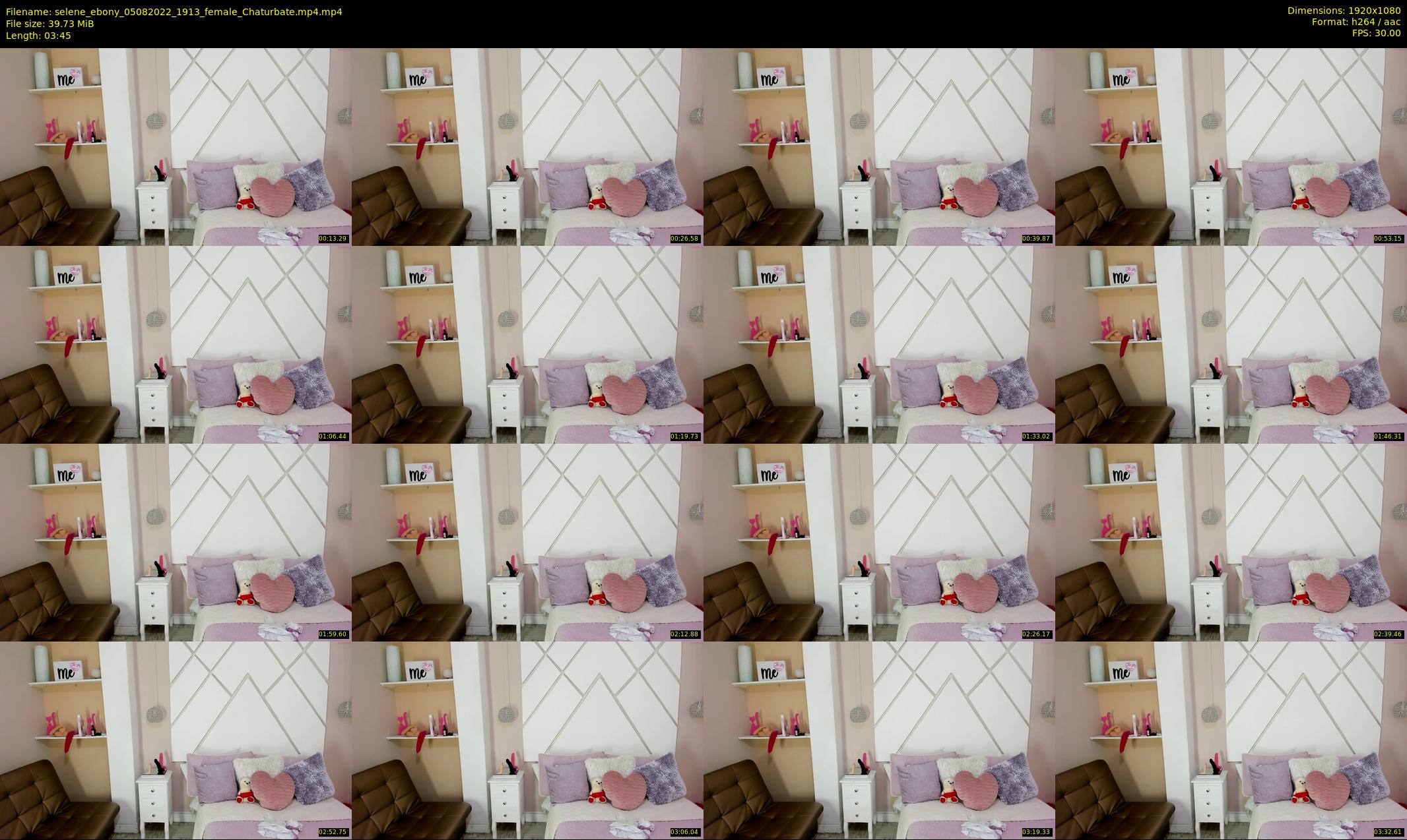 selene_ebony — 4 minute Chaturbate female cam show recording, 1080p, Aug 5, 2022
