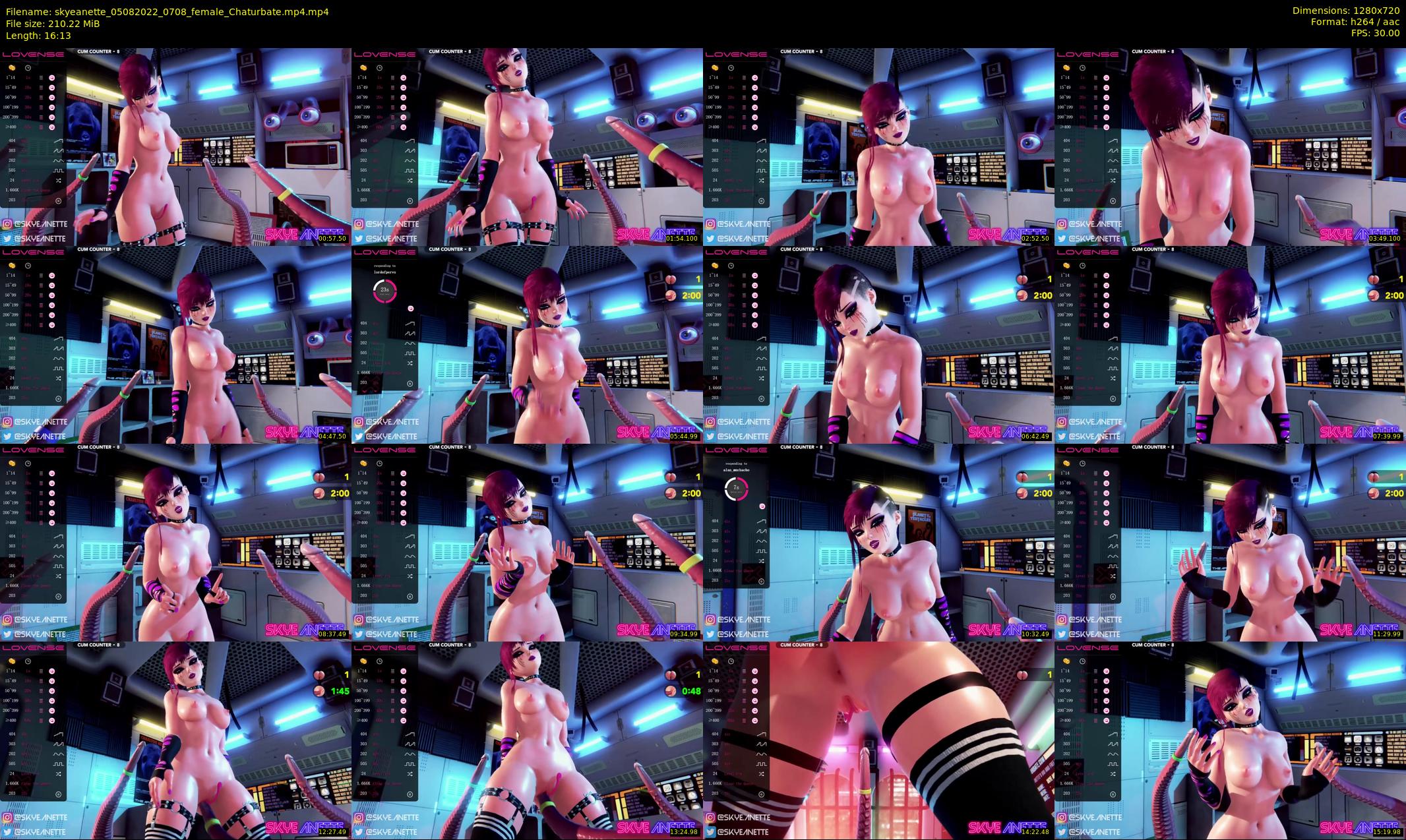 skyeanette — 17 minute Chaturbate female cam show recording, 720p, Aug 5, 2022