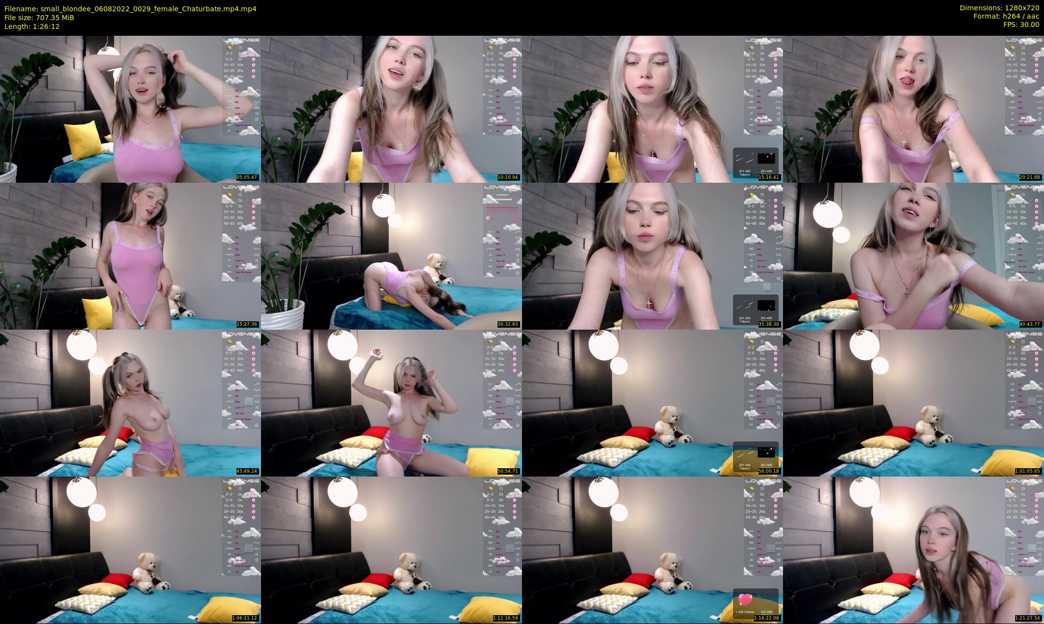 small_blondee — 87 minute Chaturbate female cam show recording, 720p, Aug 6, 2022