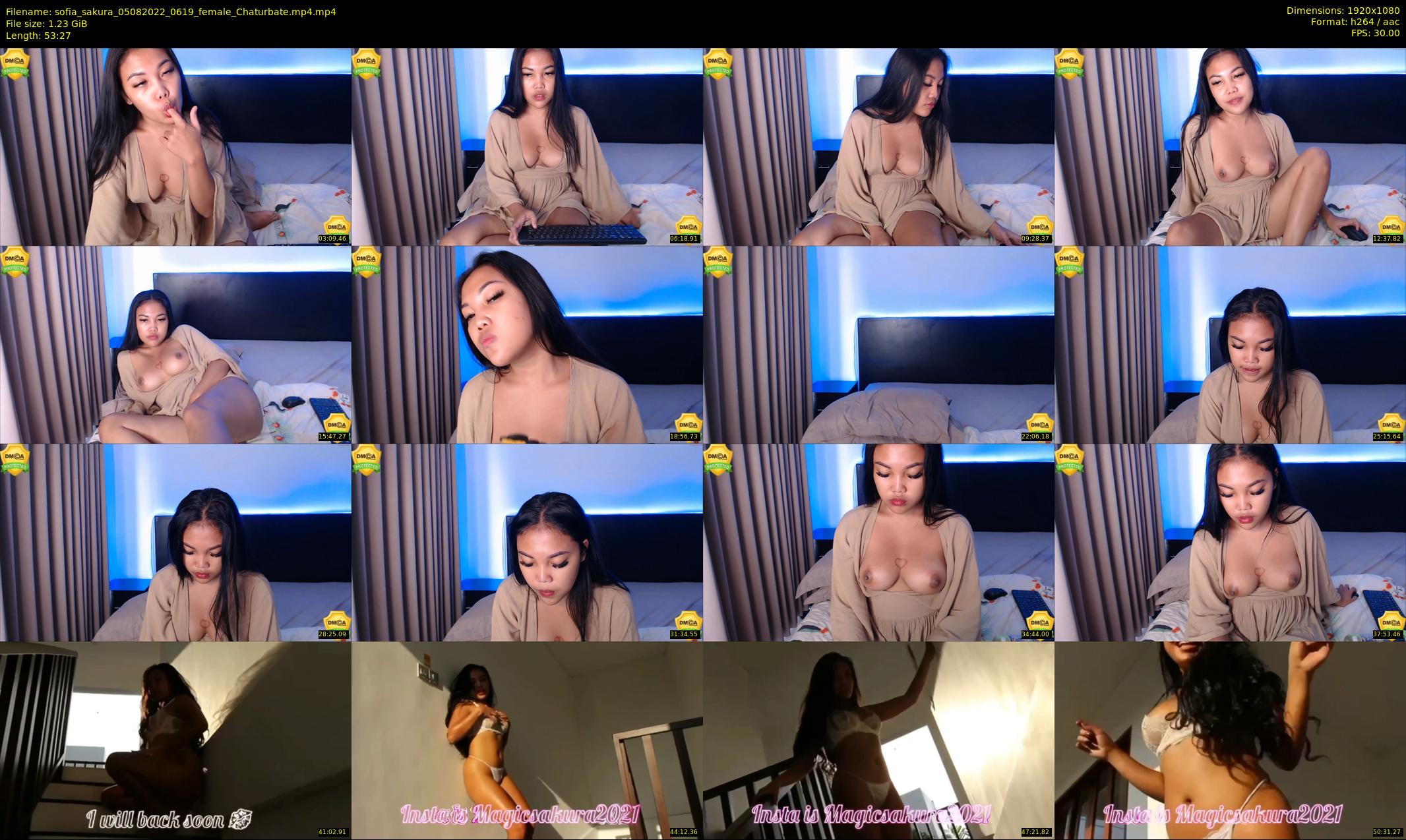 sofia_sakura — 54 minute Chaturbate female cam show recording, 1080p, Aug 5, 2022