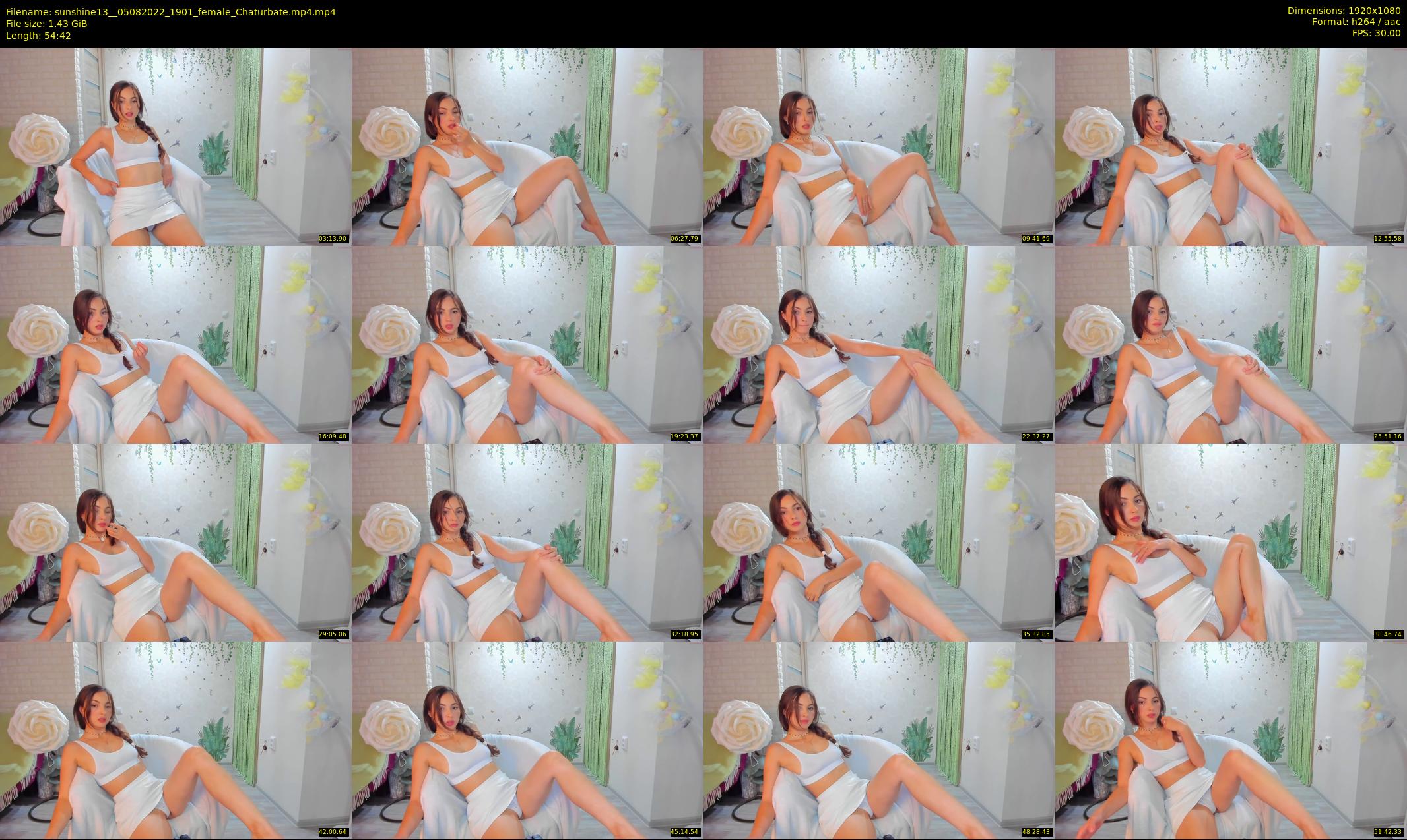 sunshine13_ — 55 minute Chaturbate female cam show recording, 1080p, Aug 5, 2022