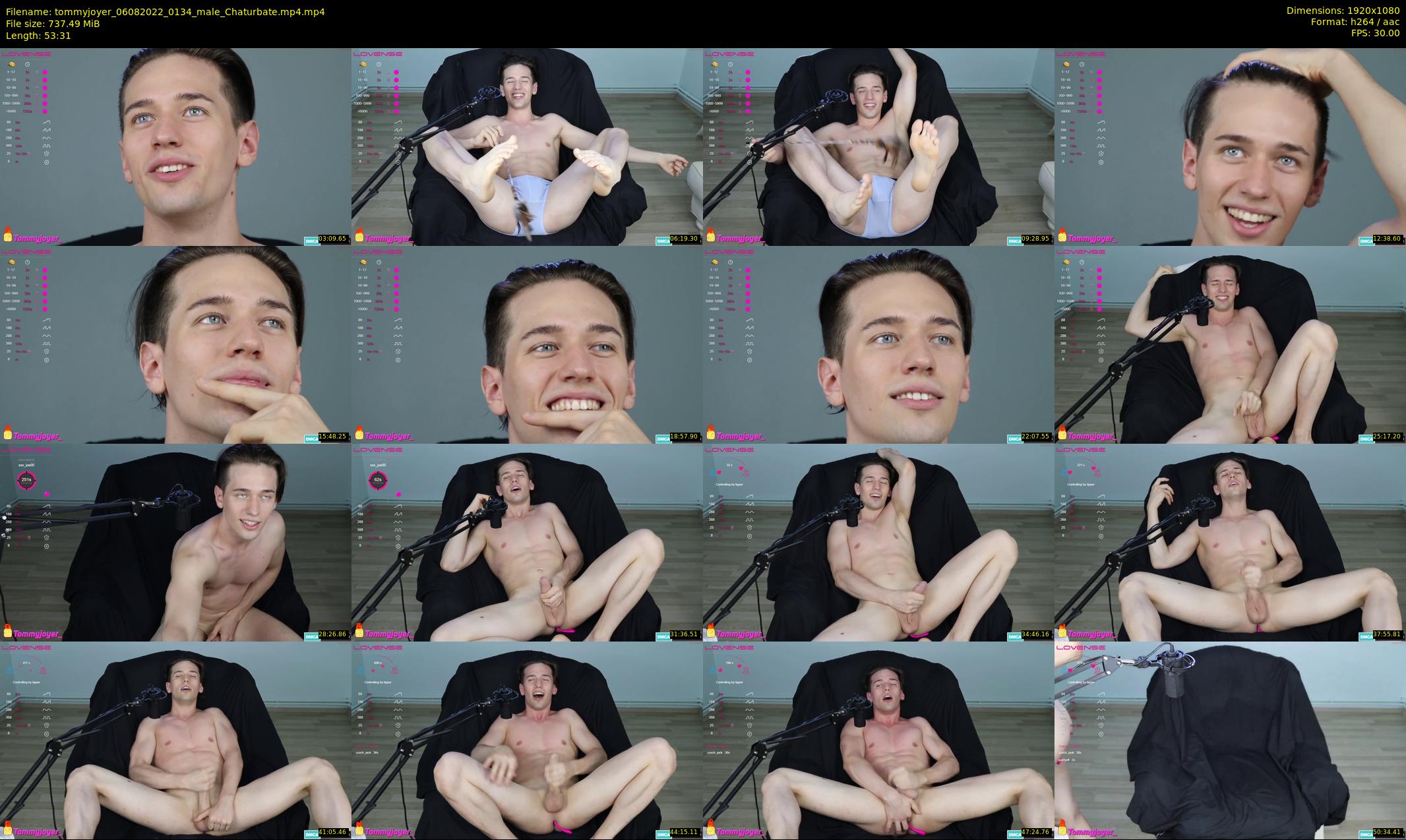 tommyjoyer — 54 minute Chaturbate male cam show recording, 1080p, Aug 6, 2022