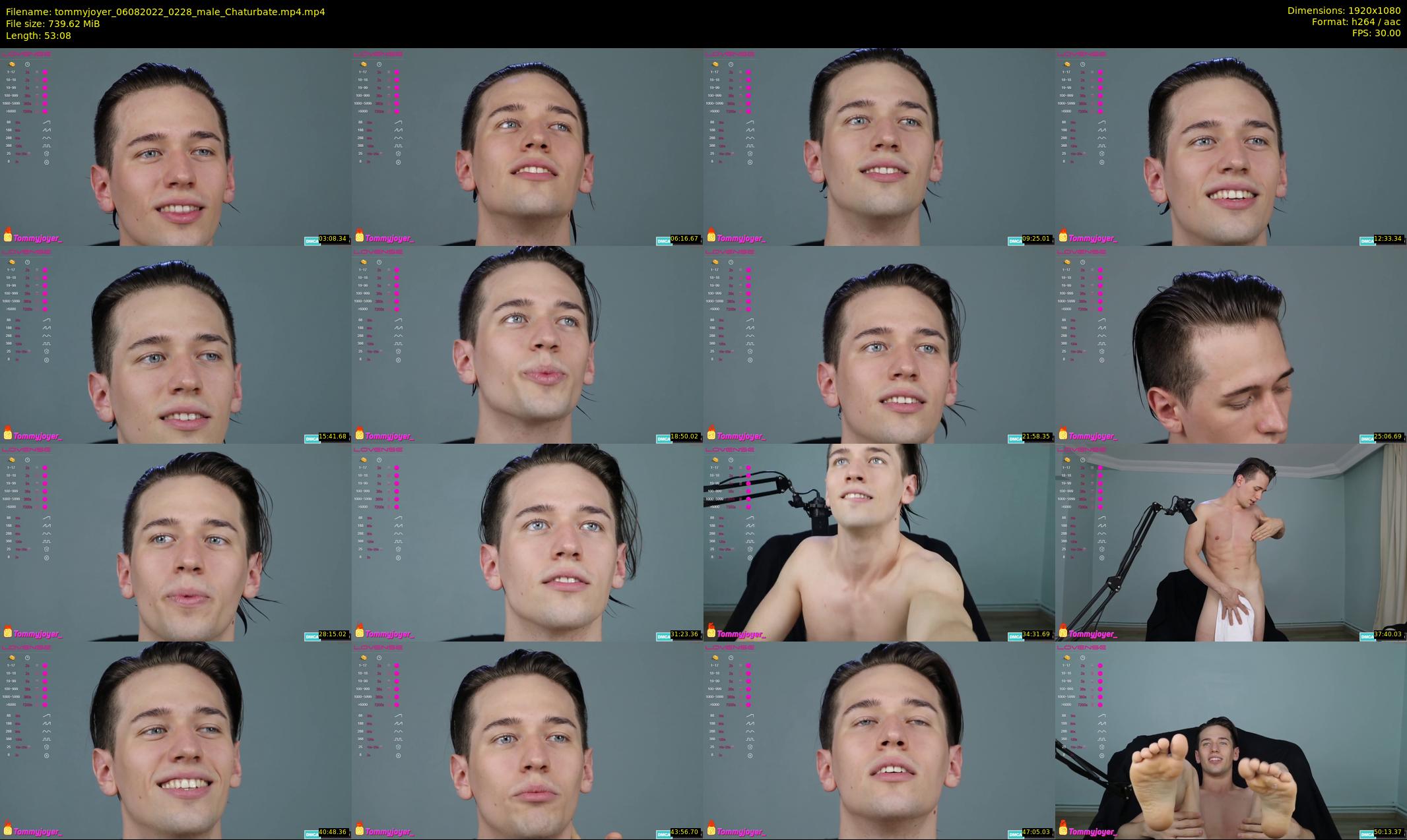 tommyjoyer — 54 minute Chaturbate male cam show recording, 1080p, Aug 6, 2022