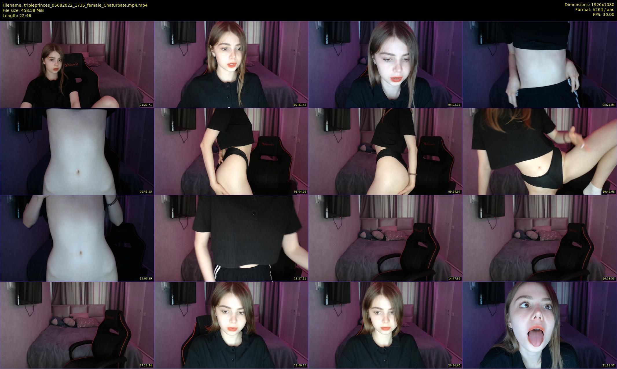 tripleprinces — 23 minute Chaturbate female cam show recording, 1080p, Aug 5, 2022