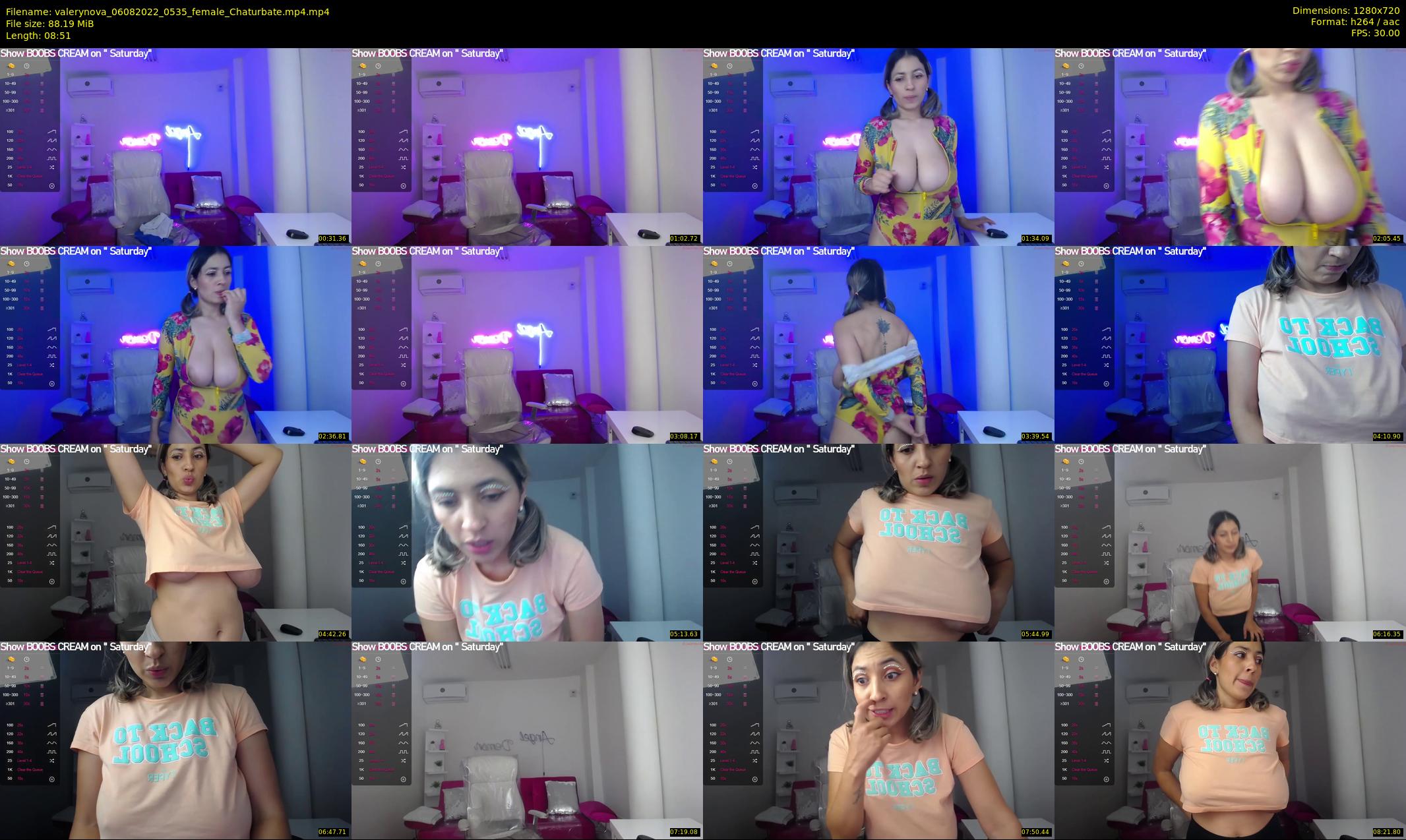 valerynova — 9 minute Chaturbate female cam show recording, 720p, Aug 6, 2022