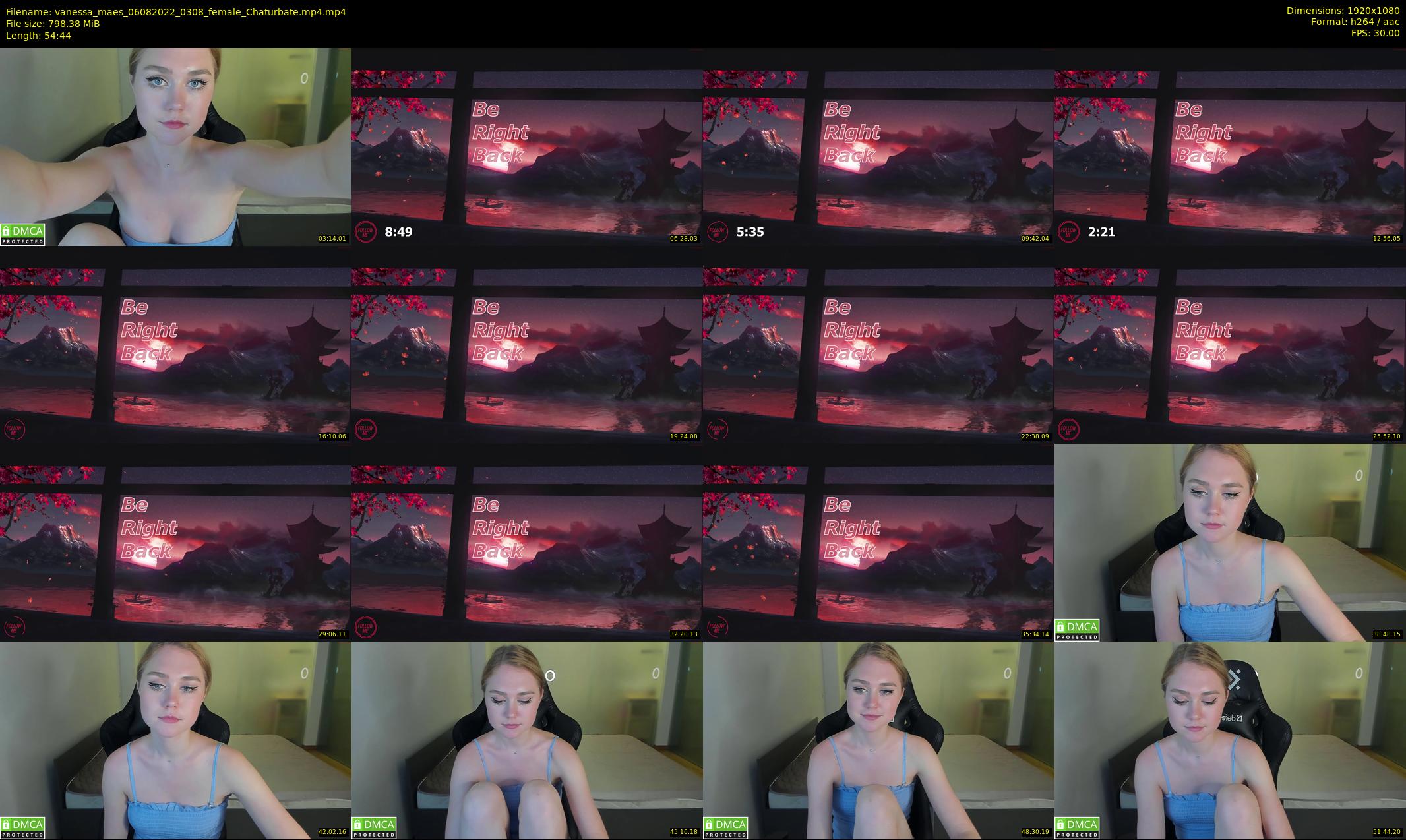 vanessa_maes — 55 minute Chaturbate female cam show recording, 1080p, Aug 6, 2022