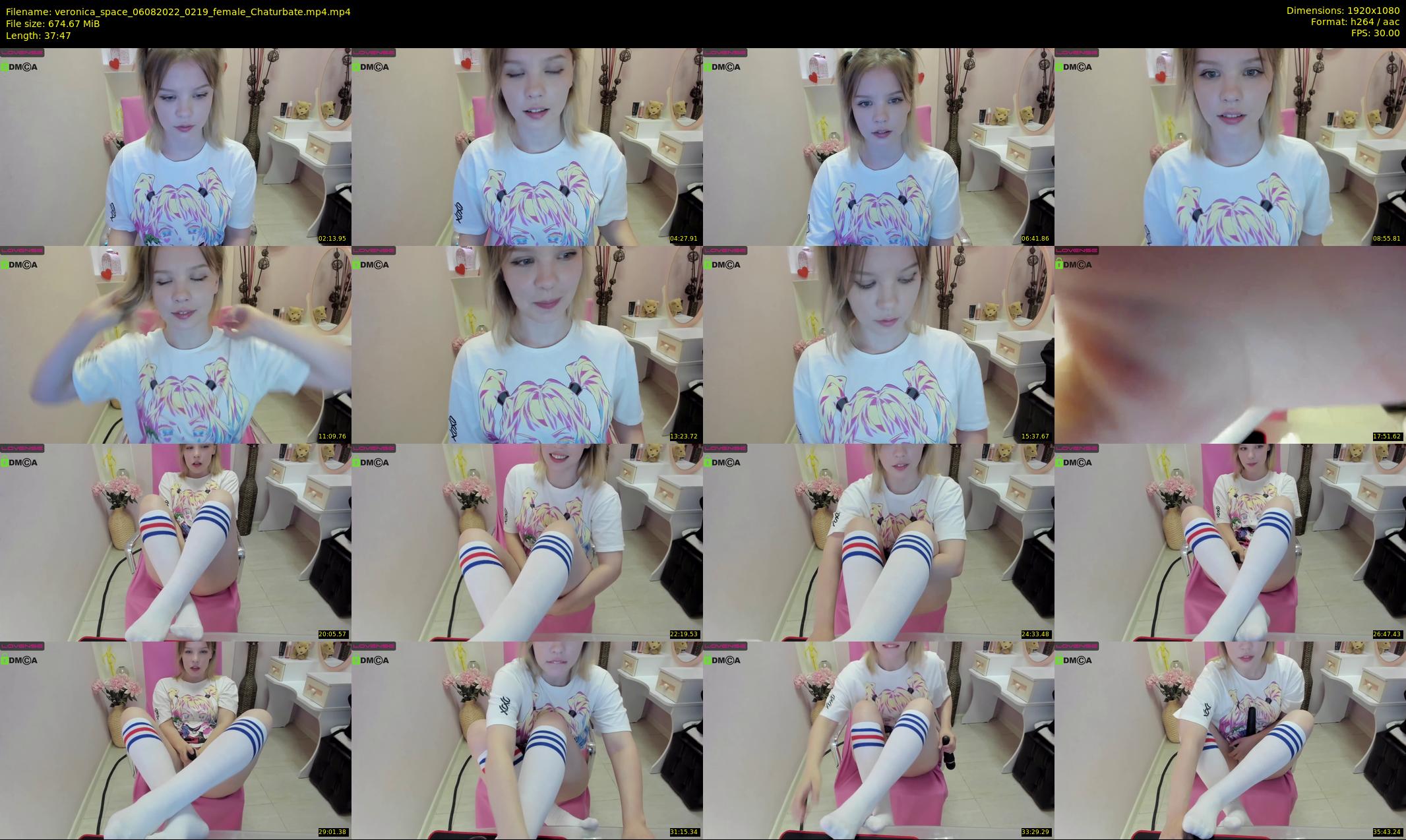 veronica_space — 38 minute Chaturbate female cam show recording, 1080p, Aug 6, 2022